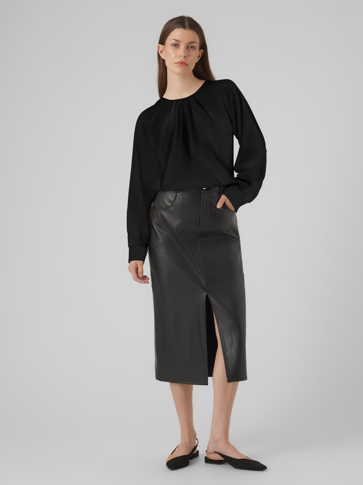 VERO MODA Bluză 'SOFIE' negru - Pled.ro