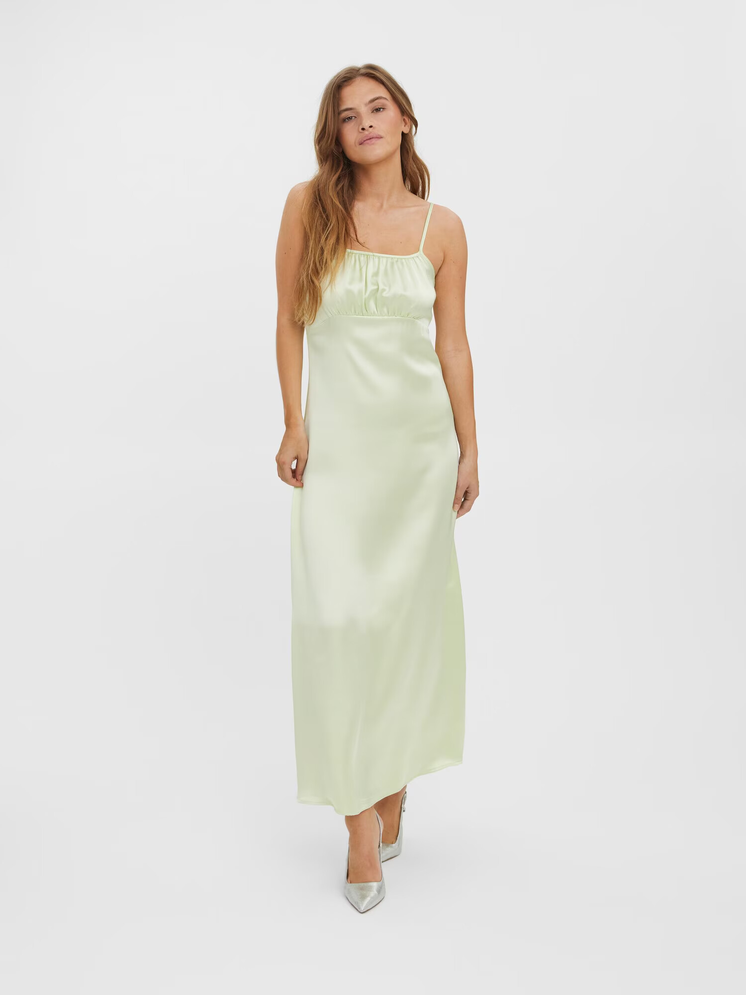 Vero Moda Collab Rochie de seară 'Milena' verde deschis - Pled.ro