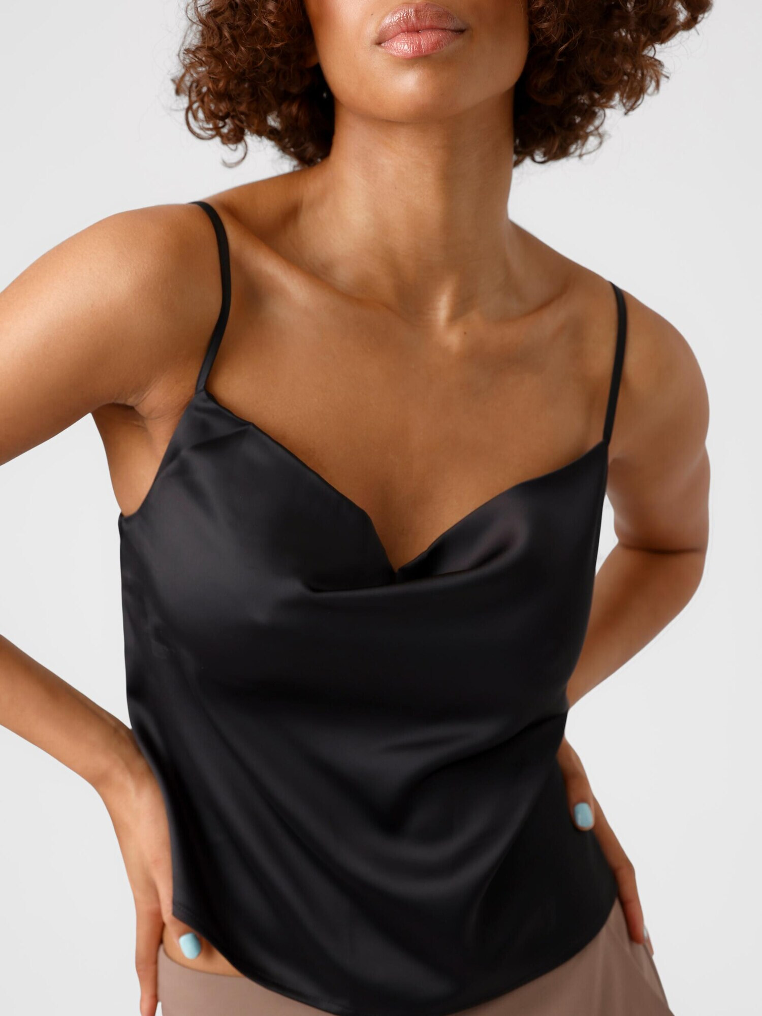 Vero Moda Collab Top 'Victoria' negru - Pled.ro