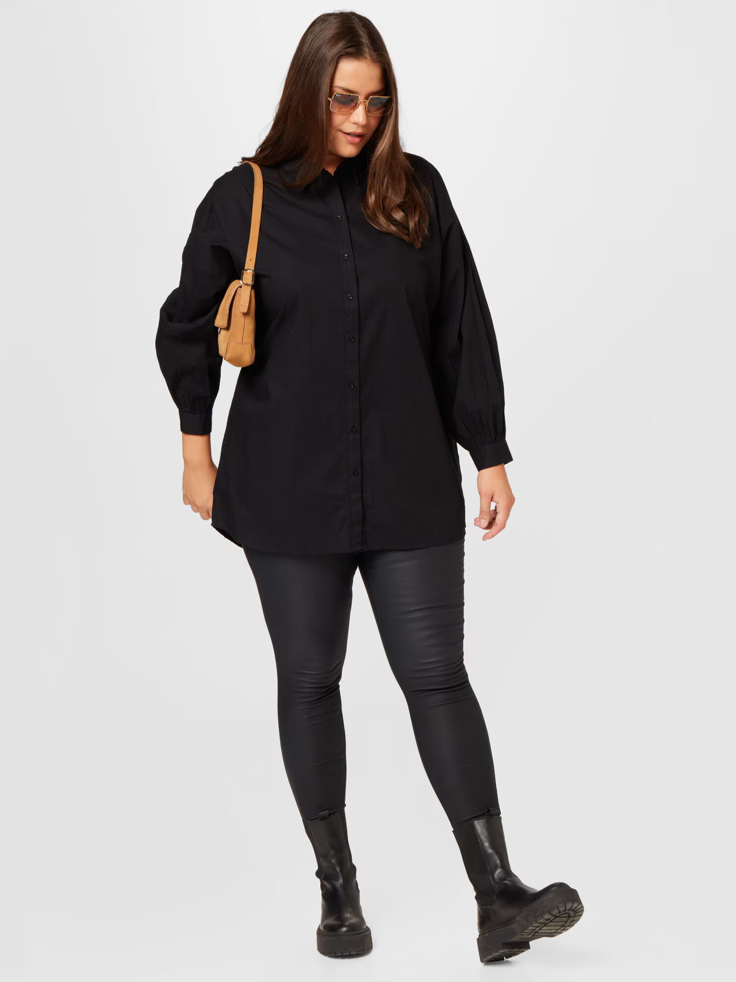 Vero Moda Curve Bluză 'BINA' negru - Pled.ro