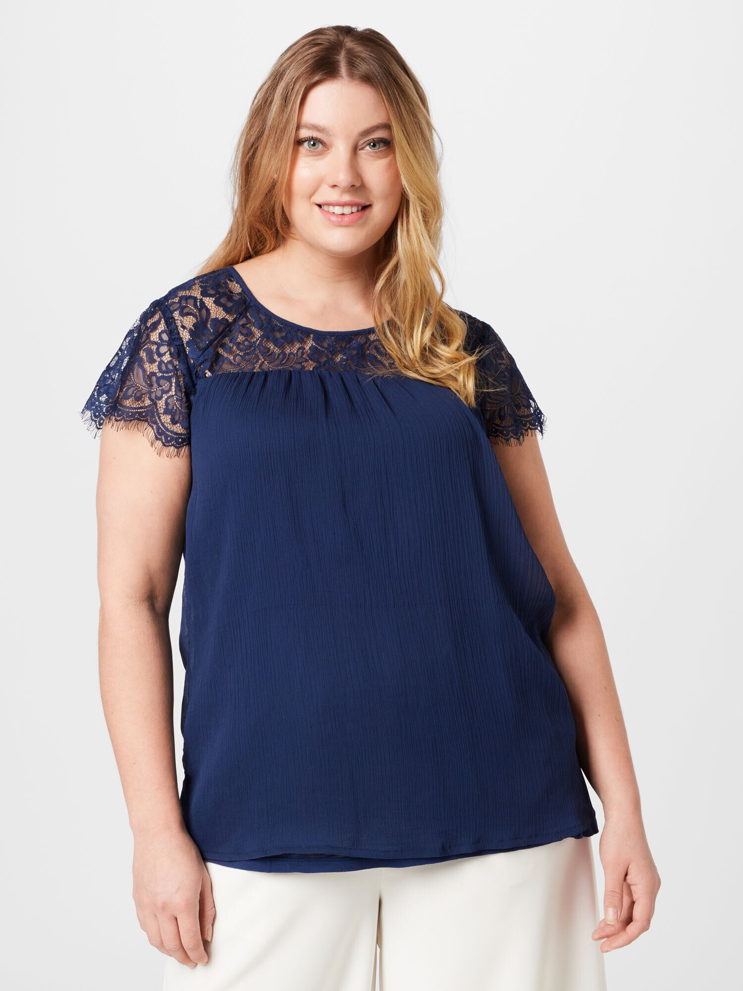 Vero Moda Curve Bluză bleumarin - Pled.ro