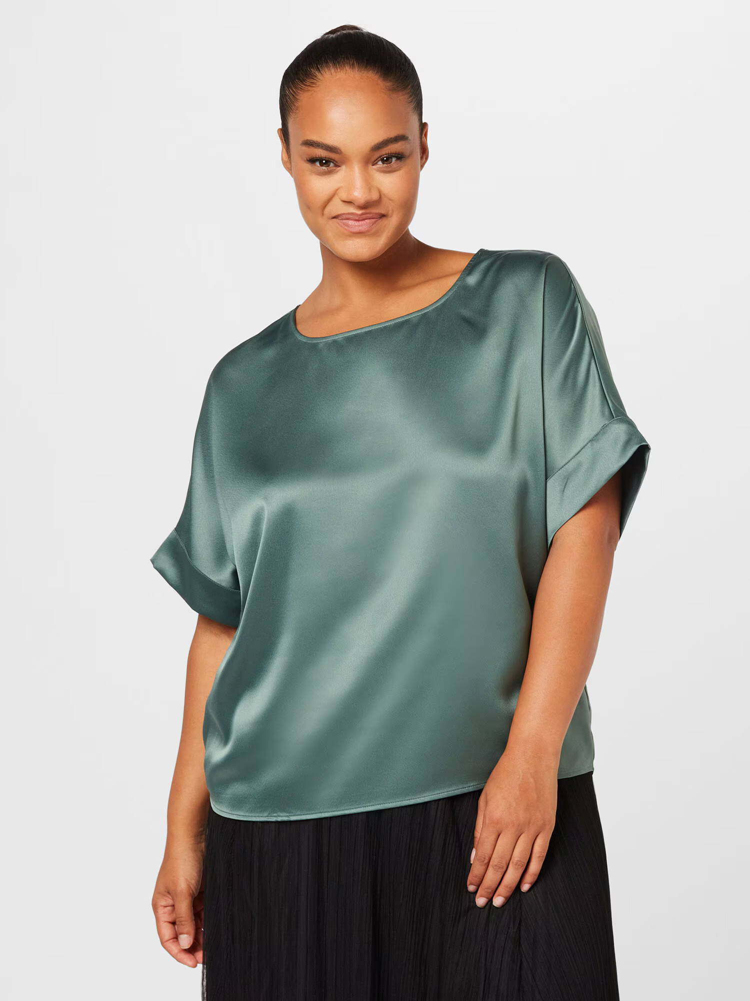 Vero Moda Curve Bluză 'MERLE' verde pastel - Pled.ro