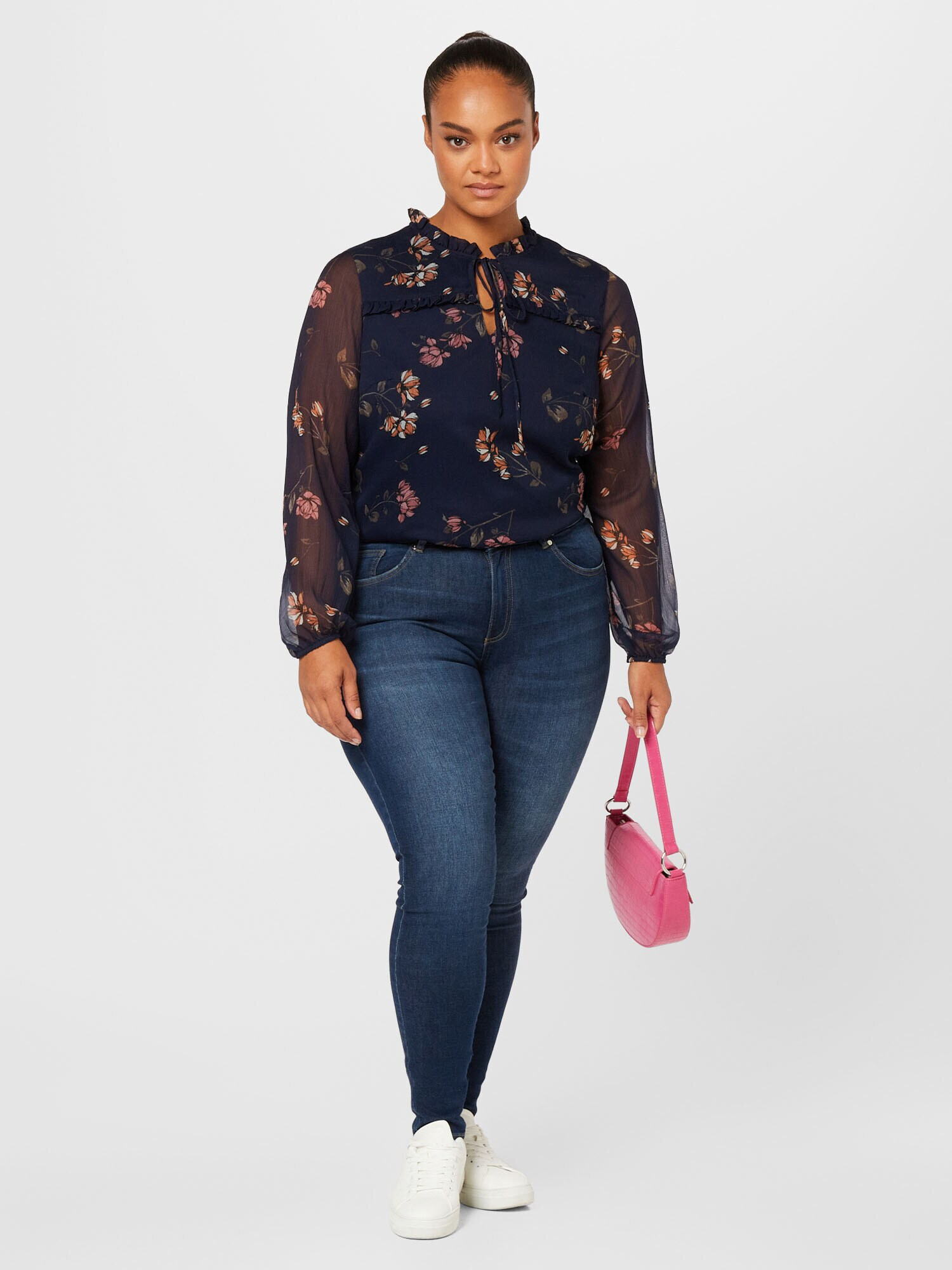 Vero Moda Curve Bluză 'MILLA' bleumarin / mai multe culori - Pled.ro