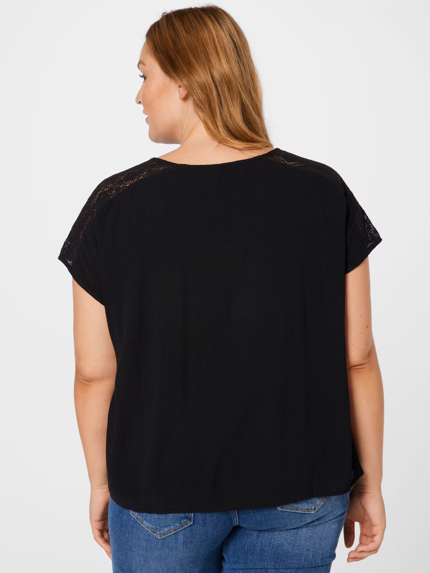 Vero Moda Curve Bluză 'Nancy' negru - Pled.ro