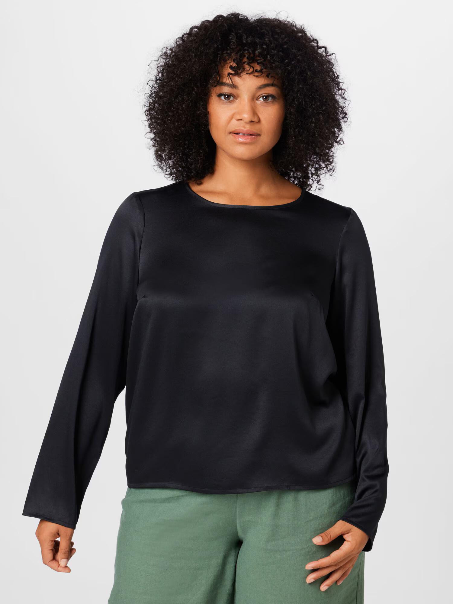 Vero Moda Curve Bluză negru - Pled.ro