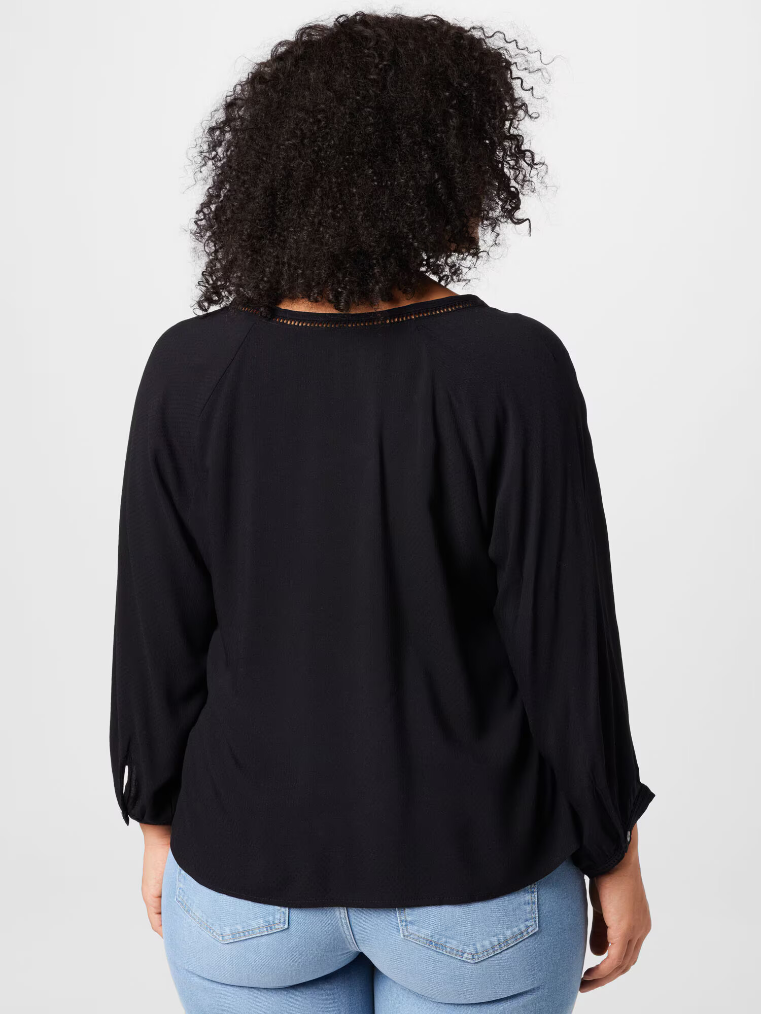 Vero Moda Curve Bluză negru - Pled.ro