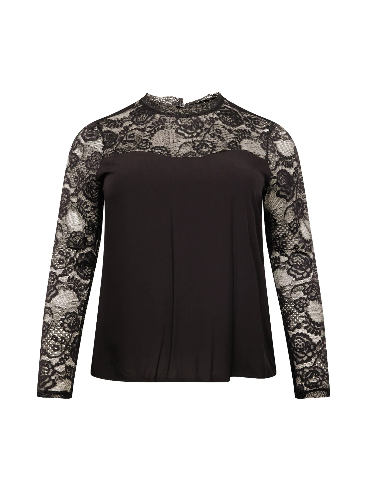 Vero Moda Curve Bluză 'RUSK' negru - Pled.ro