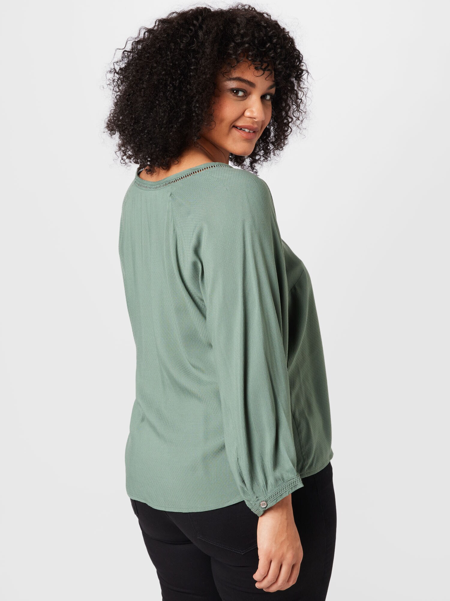 Vero Moda Curve Bluză verde - Pled.ro