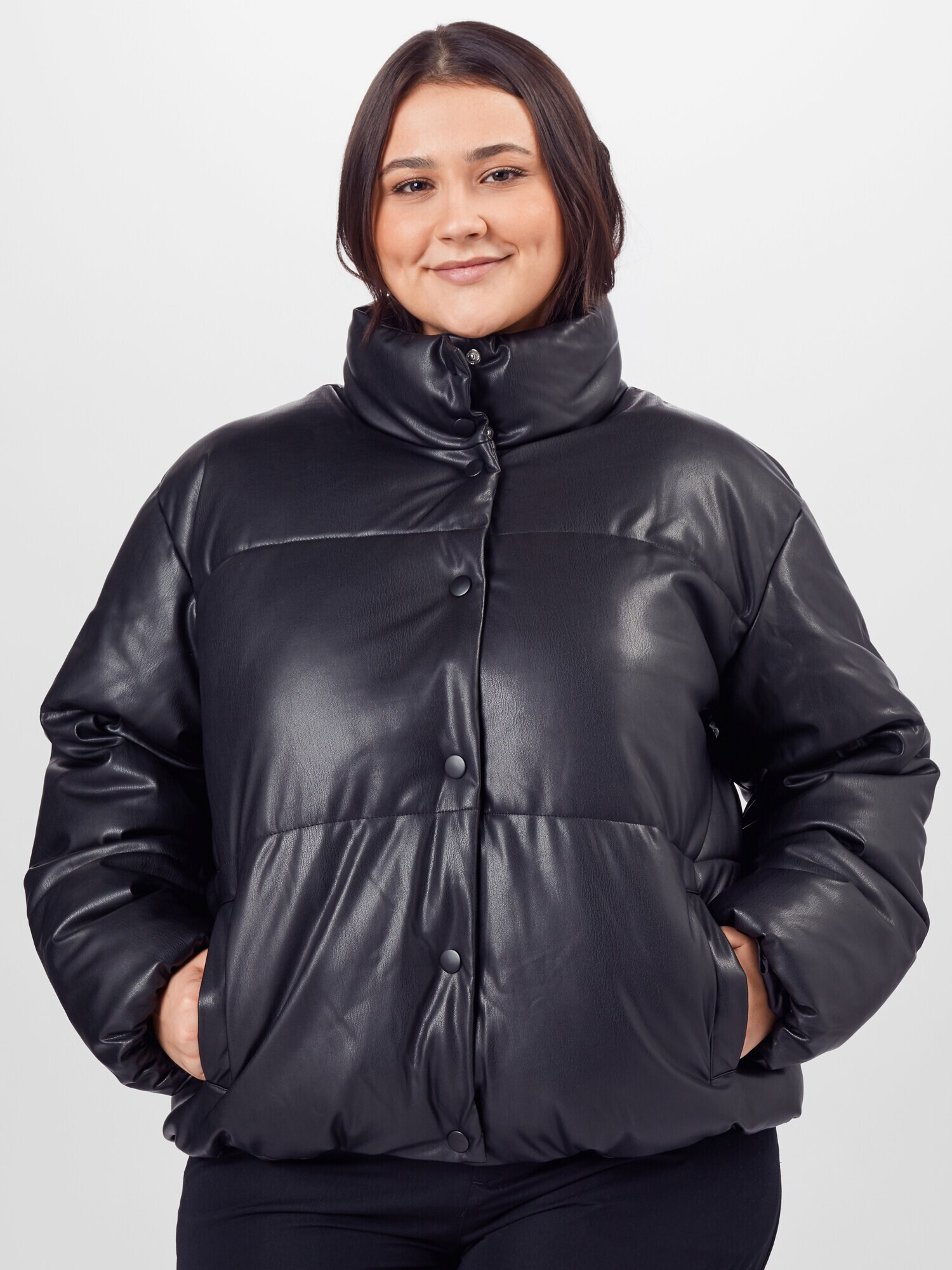 Vero Moda Curve Geacă de primăvară-toamnă 'Emily' negru - Pled.ro