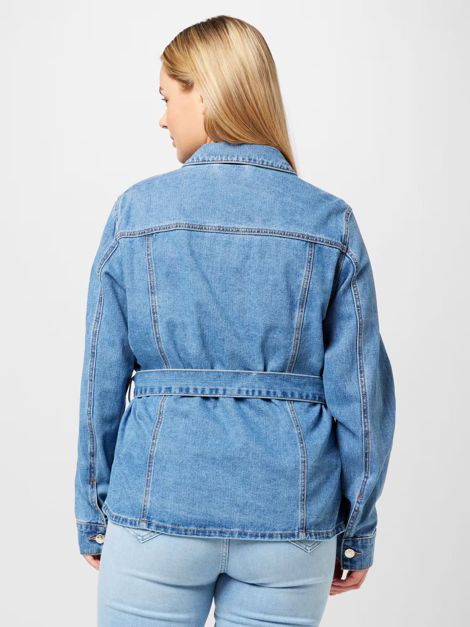 Vero Moda Curve Geacă de primăvară-toamnă 'LARA' albastru denim - Pled.ro