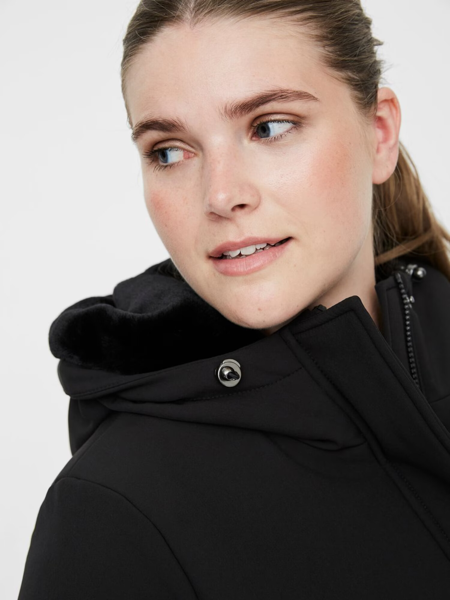 Vero Moda Curve Geacă de primăvară-toamnă negru - Pled.ro