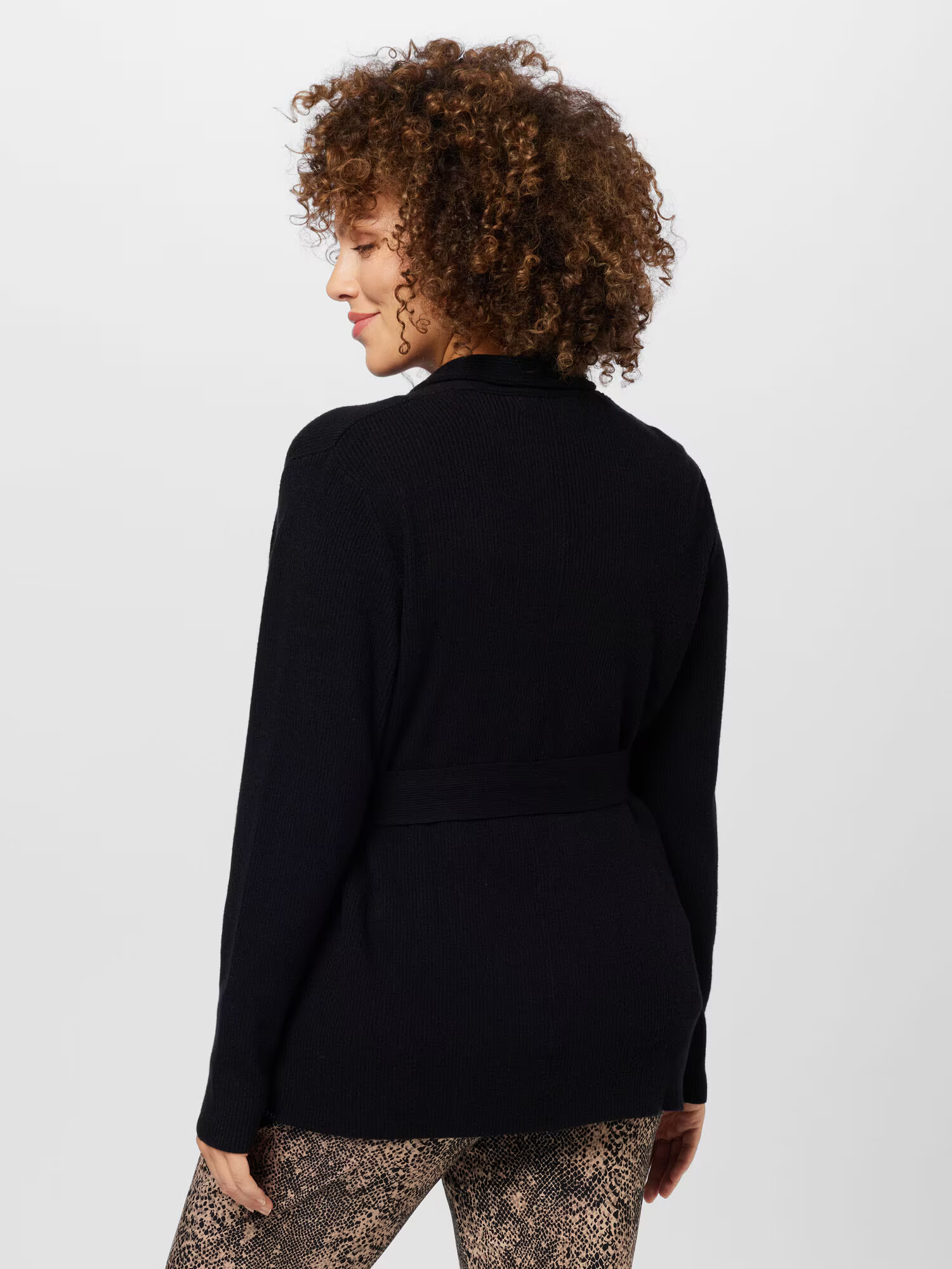 Vero Moda Curve Geacă tricotată 'HOLLY' negru - Pled.ro