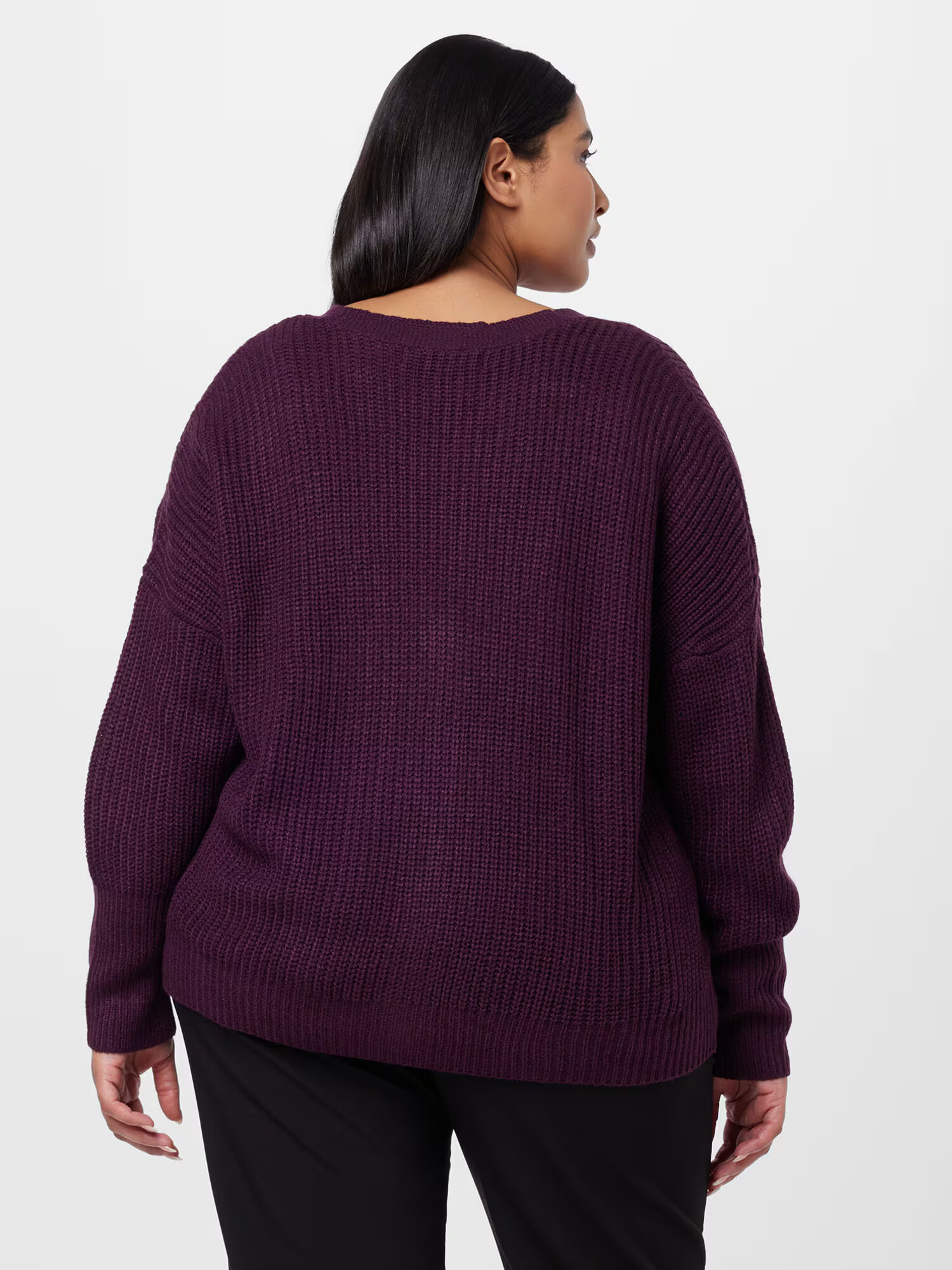 Vero Moda Curve Geacă tricotată 'Lea' roșu burgundy - Pled.ro