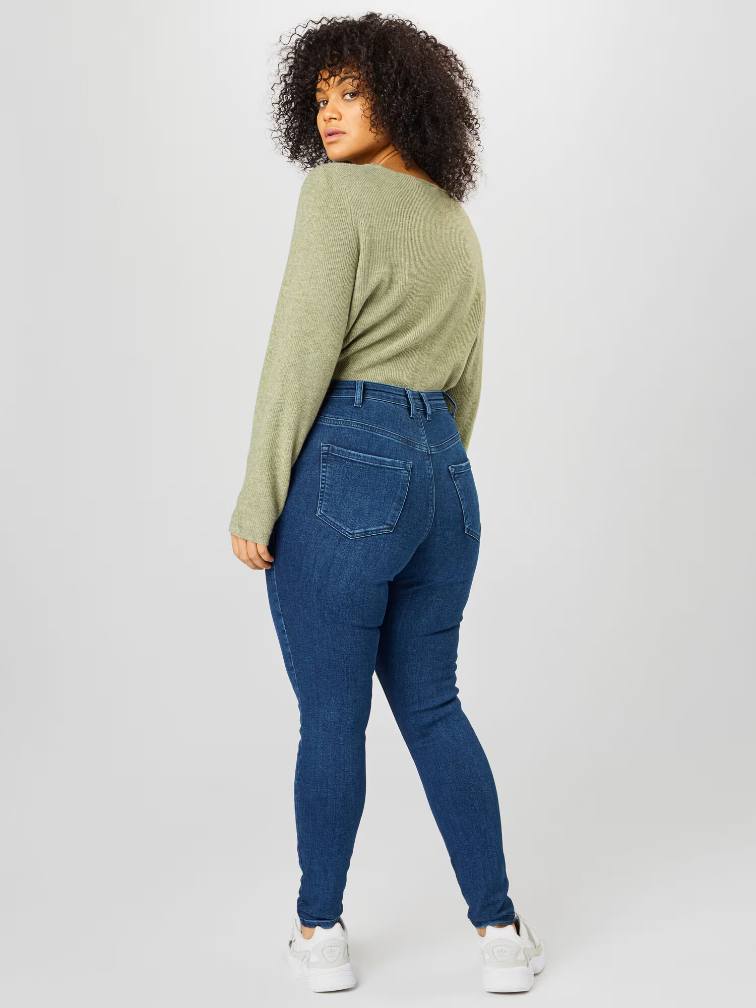 Vero Moda Curve Jeans albastru denim - Pled.ro