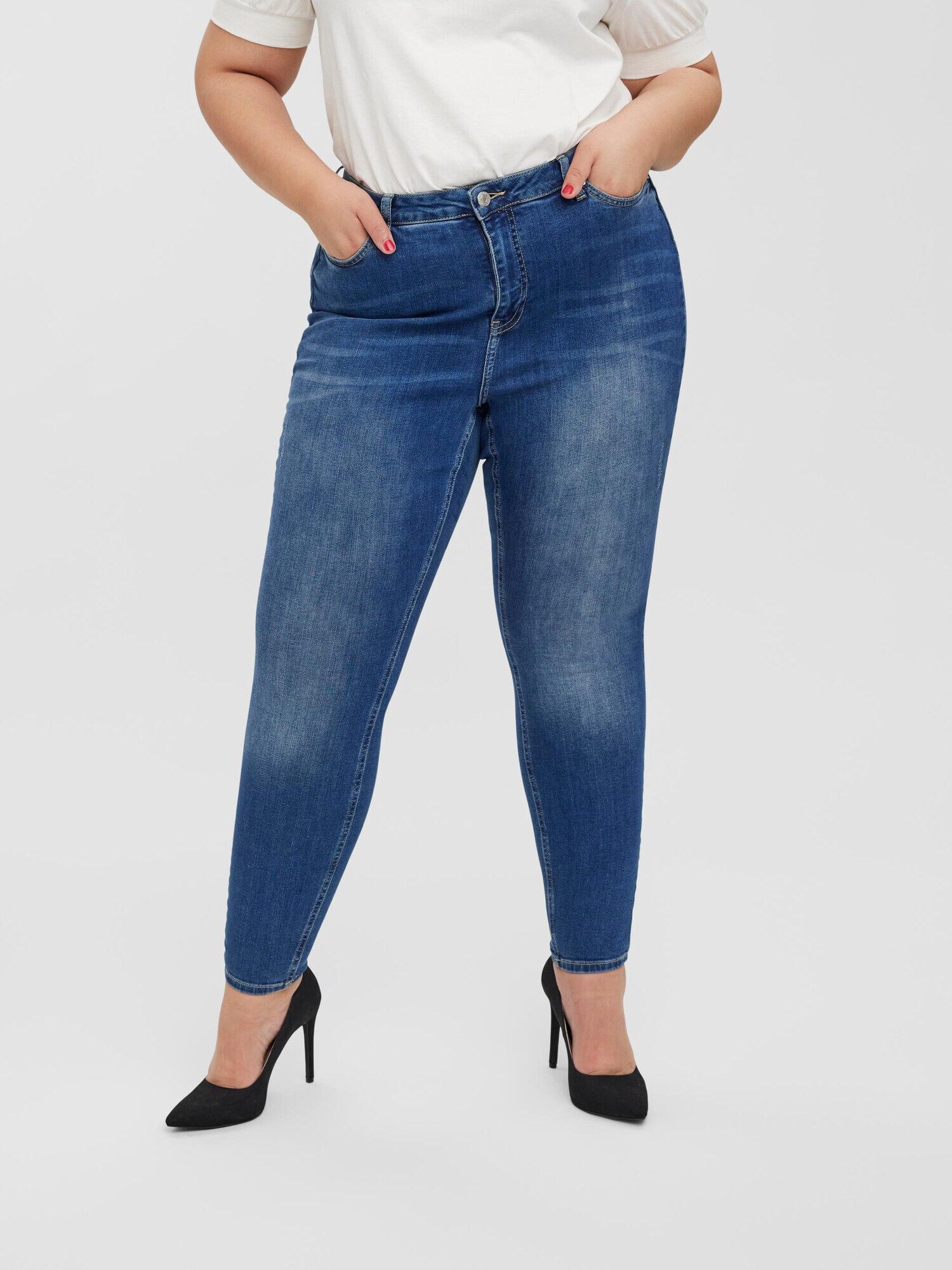 Vero Moda Curve Jeans 'Alicelora' albastru denim - Pled.ro