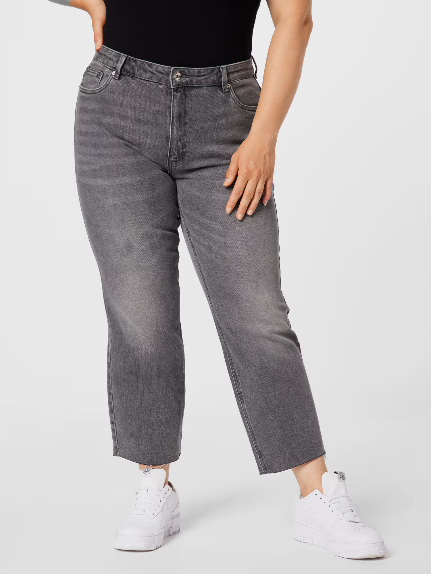 Vero Moda Curve Jeans 'BRENDA' gri denim - Pled.ro