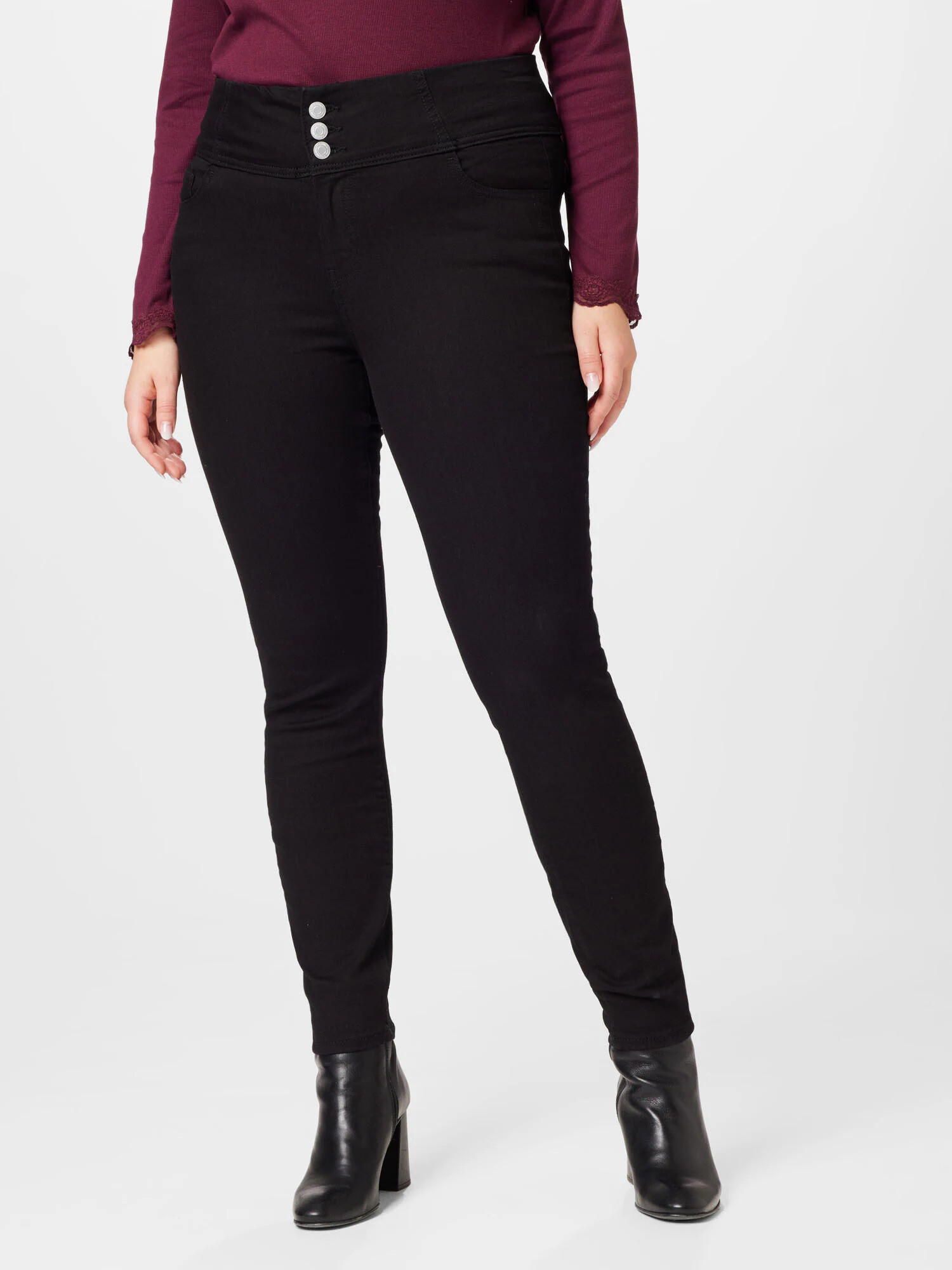 Vero Moda Curve Jeans 'Donna' negru - Pled.ro