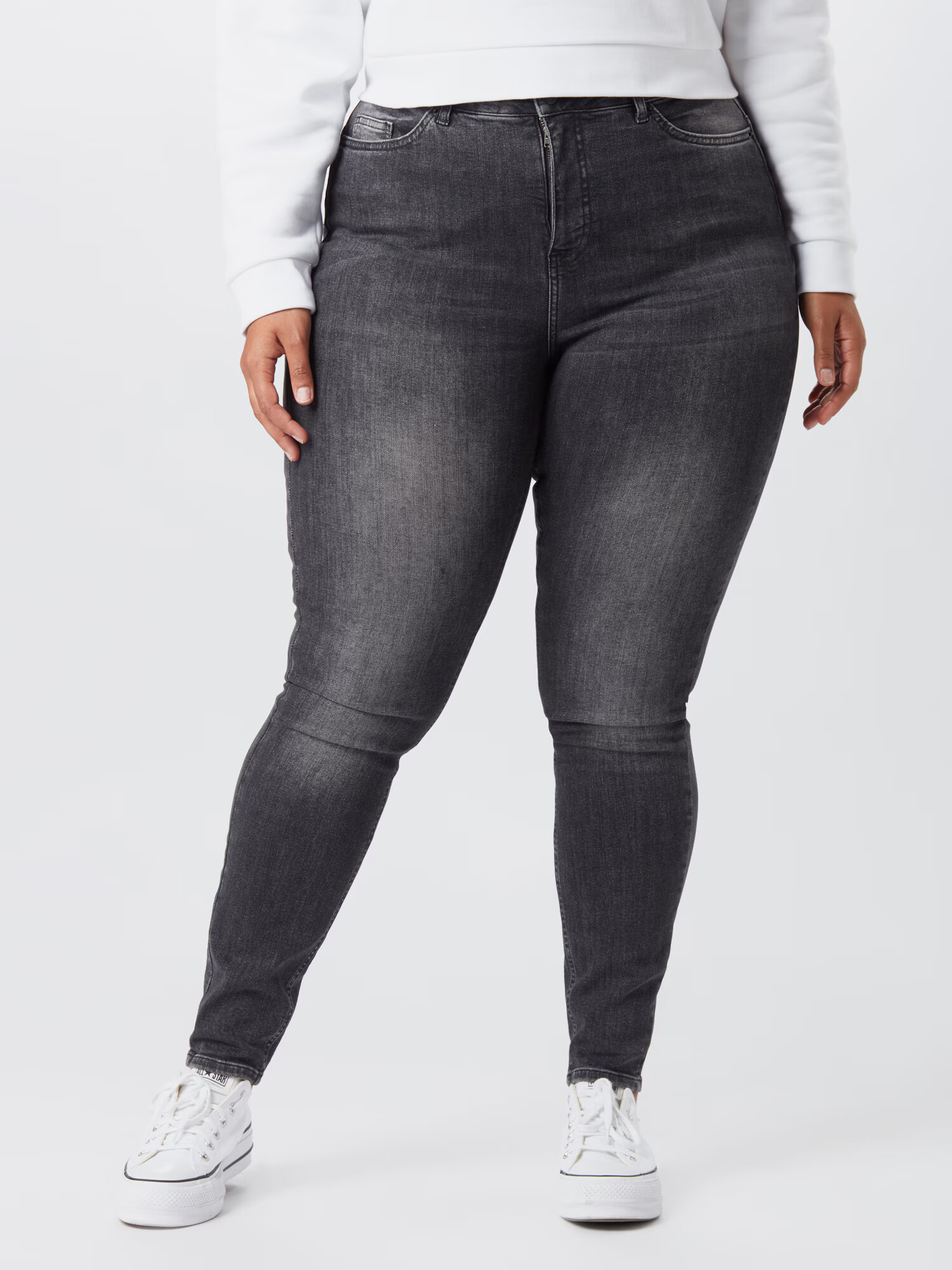 Vero Moda Curve Jeans 'LORA' negru denim - Pled.ro