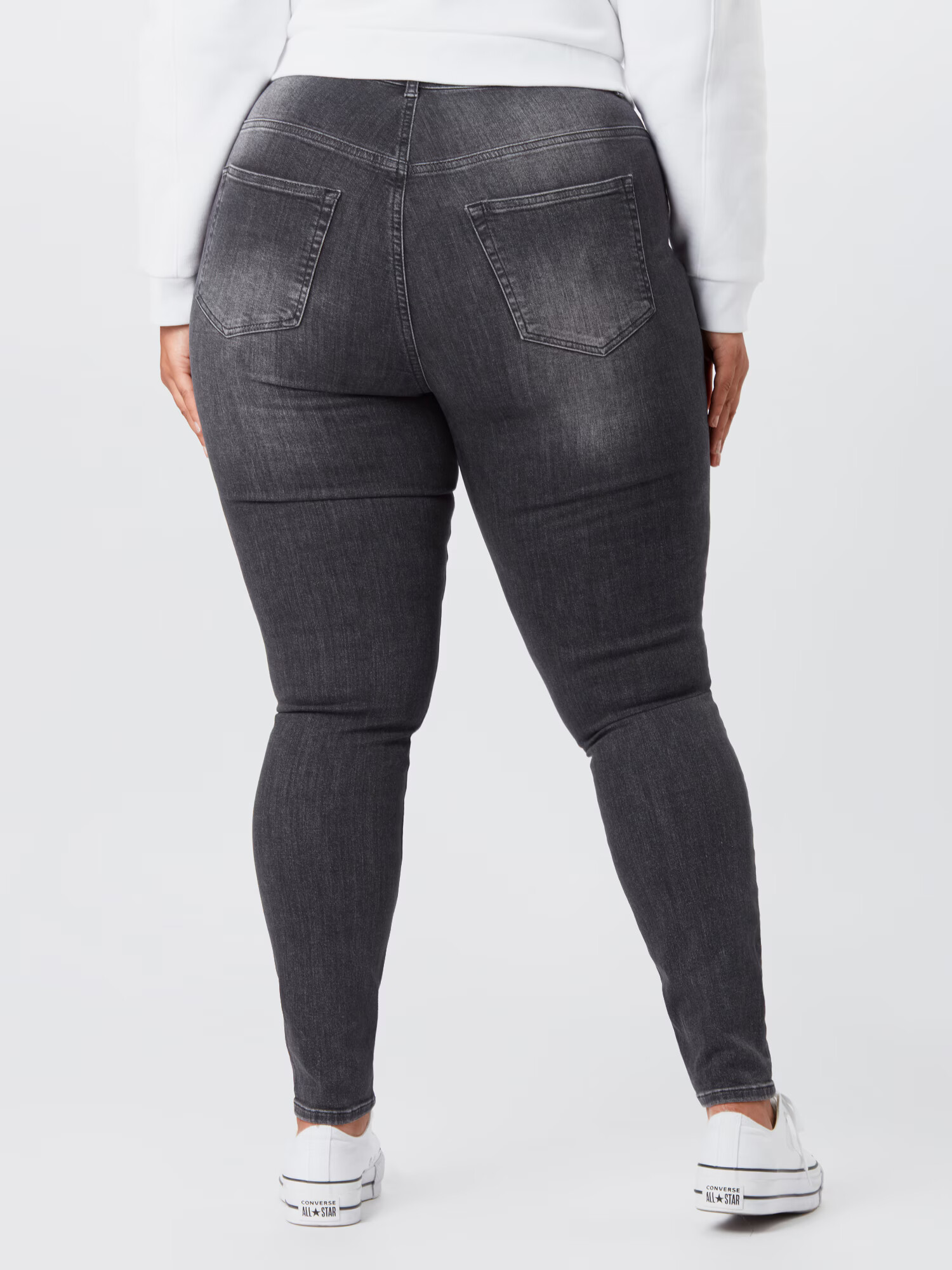 Vero Moda Curve Jeans 'LORA' negru denim - Pled.ro