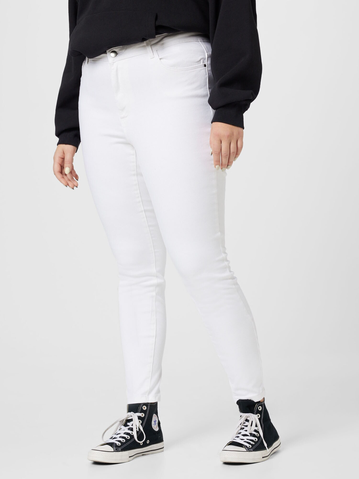 Vero Moda Curve Jeans 'Phia' alb denim - Pled.ro