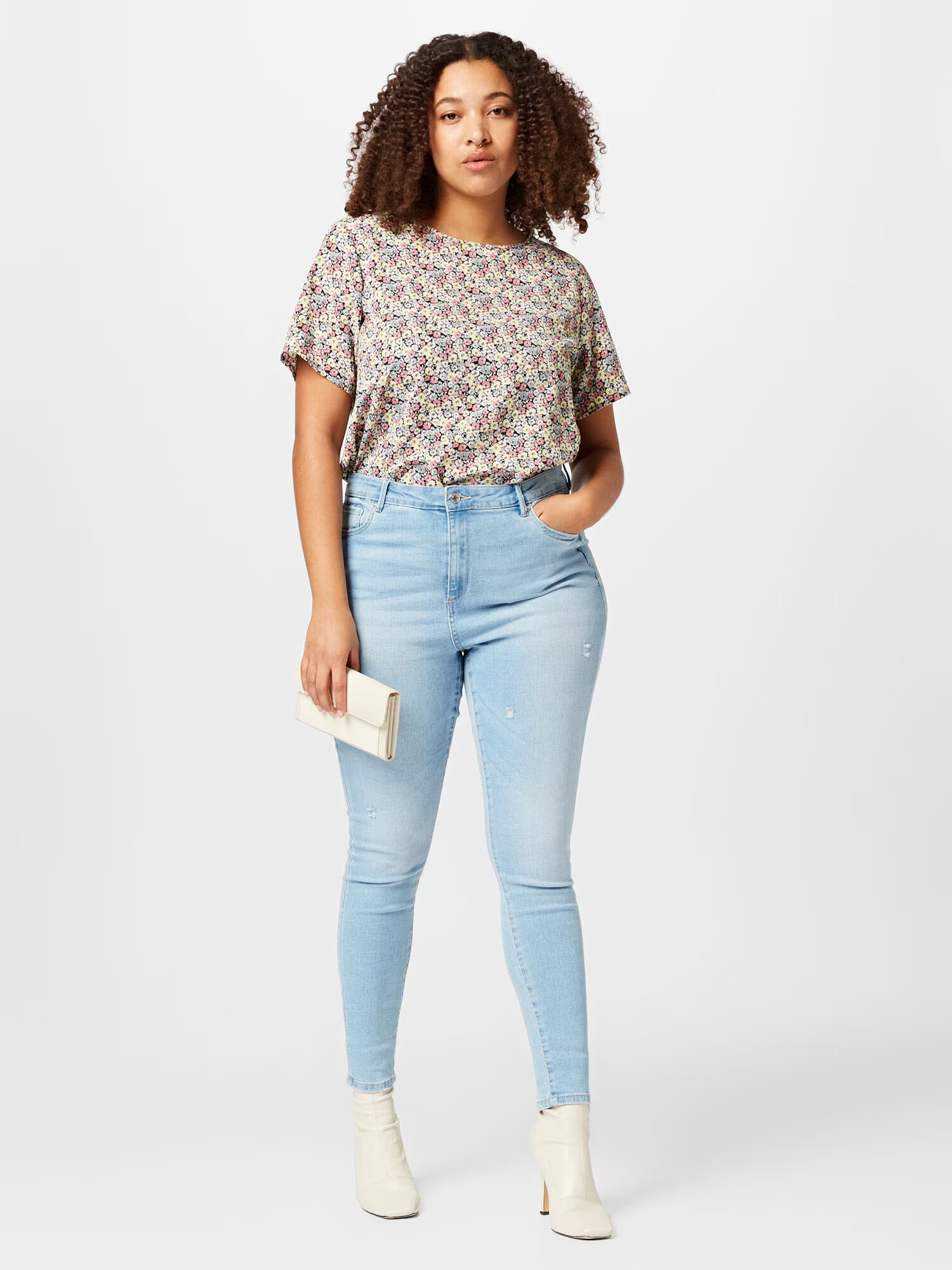 Vero Moda Curve Jeans 'Phia' albastru denim - Pled.ro