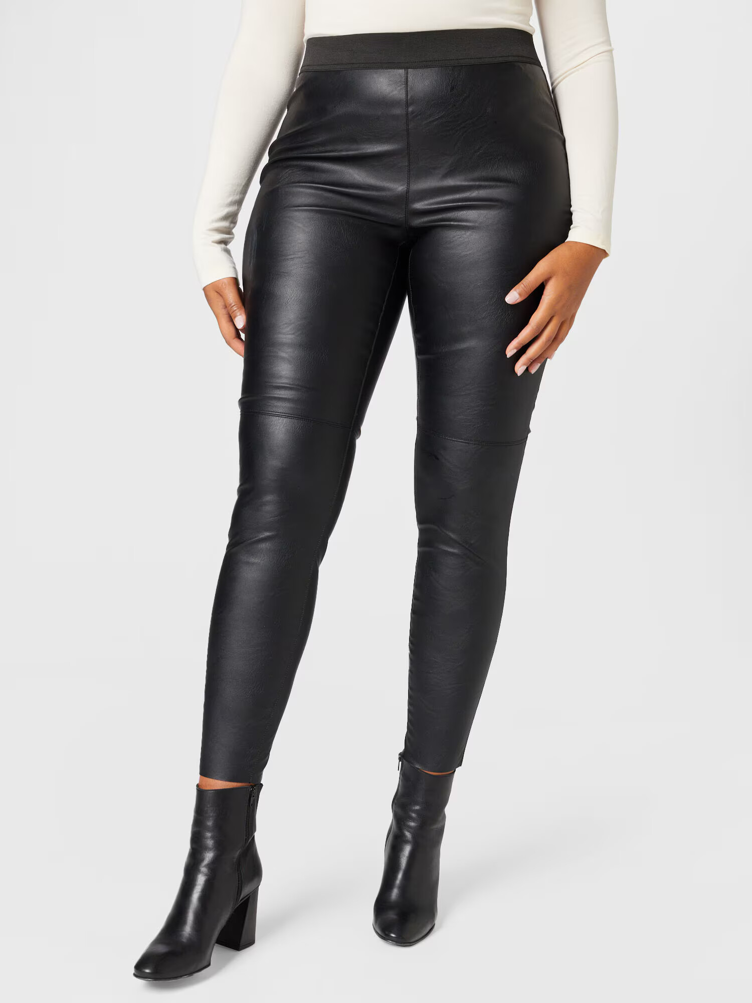 Vero Moda Curve Leggings 'STORM' negru - Pled.ro