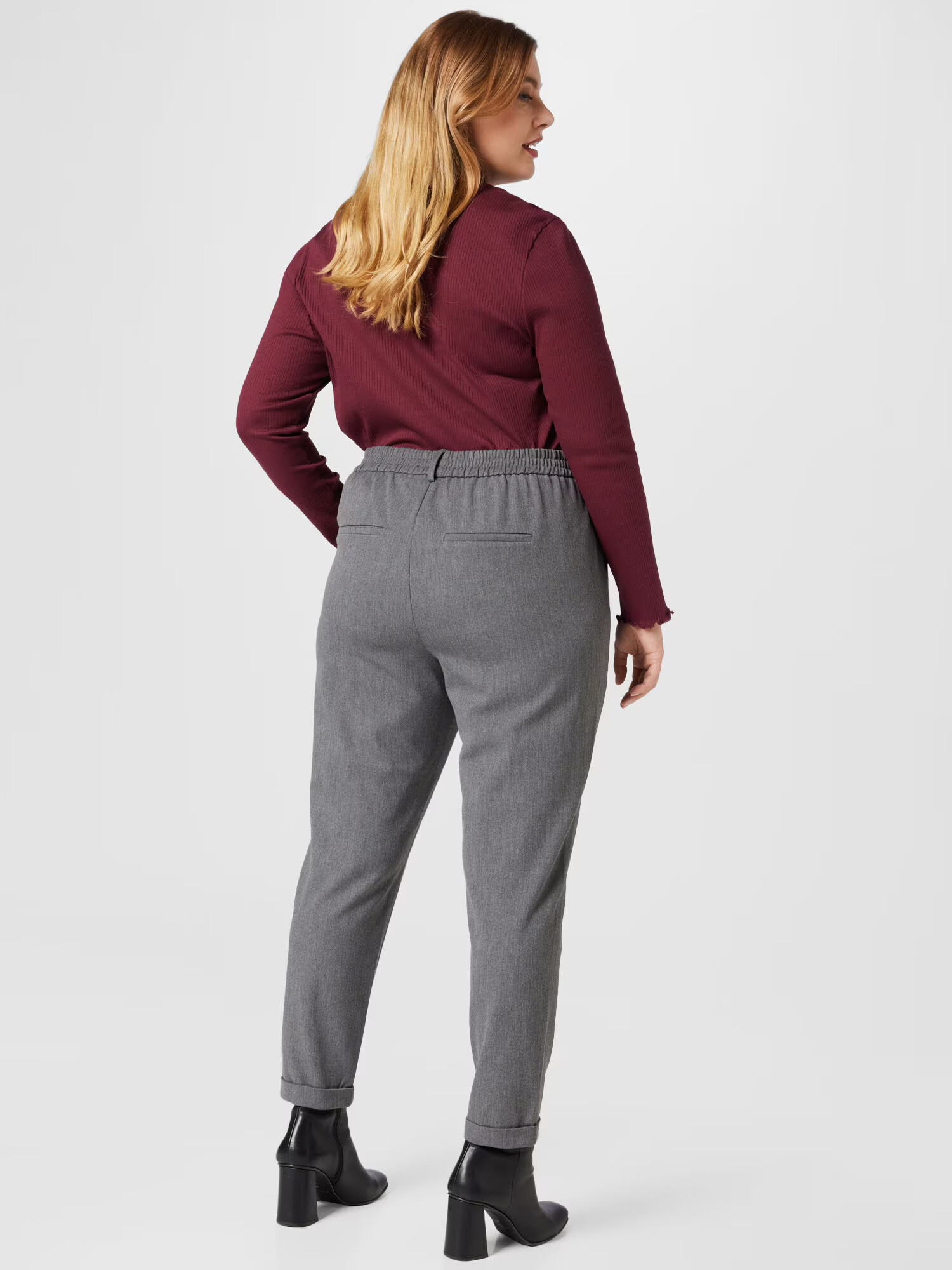 Vero Moda Curve Pantaloni 'Maya' gri amestecat - Pled.ro