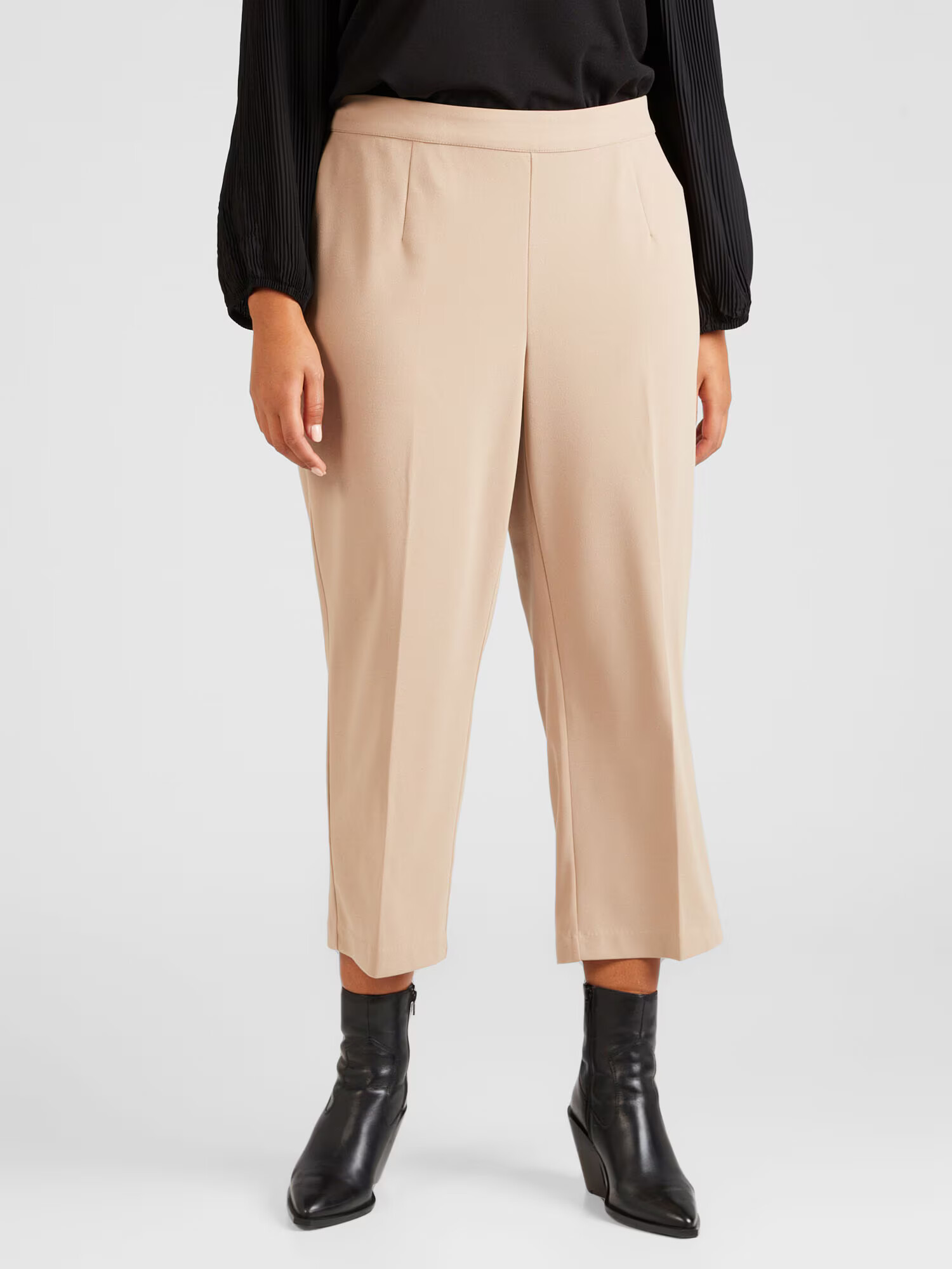 Vero Moda Curve Pantaloni 'SARA' bej închis - Pled.ro