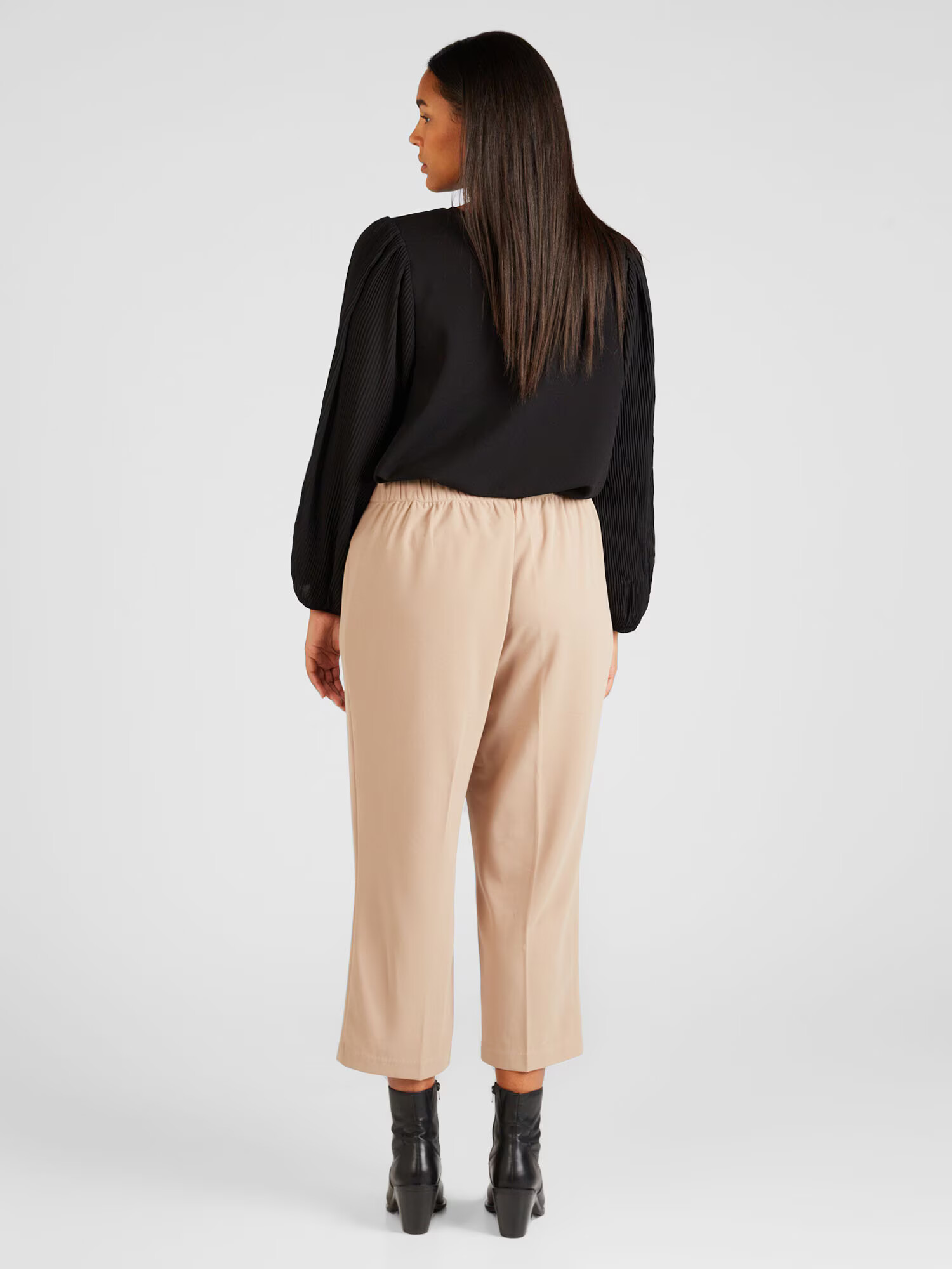 Vero Moda Curve Pantaloni 'SARA' bej închis - Pled.ro