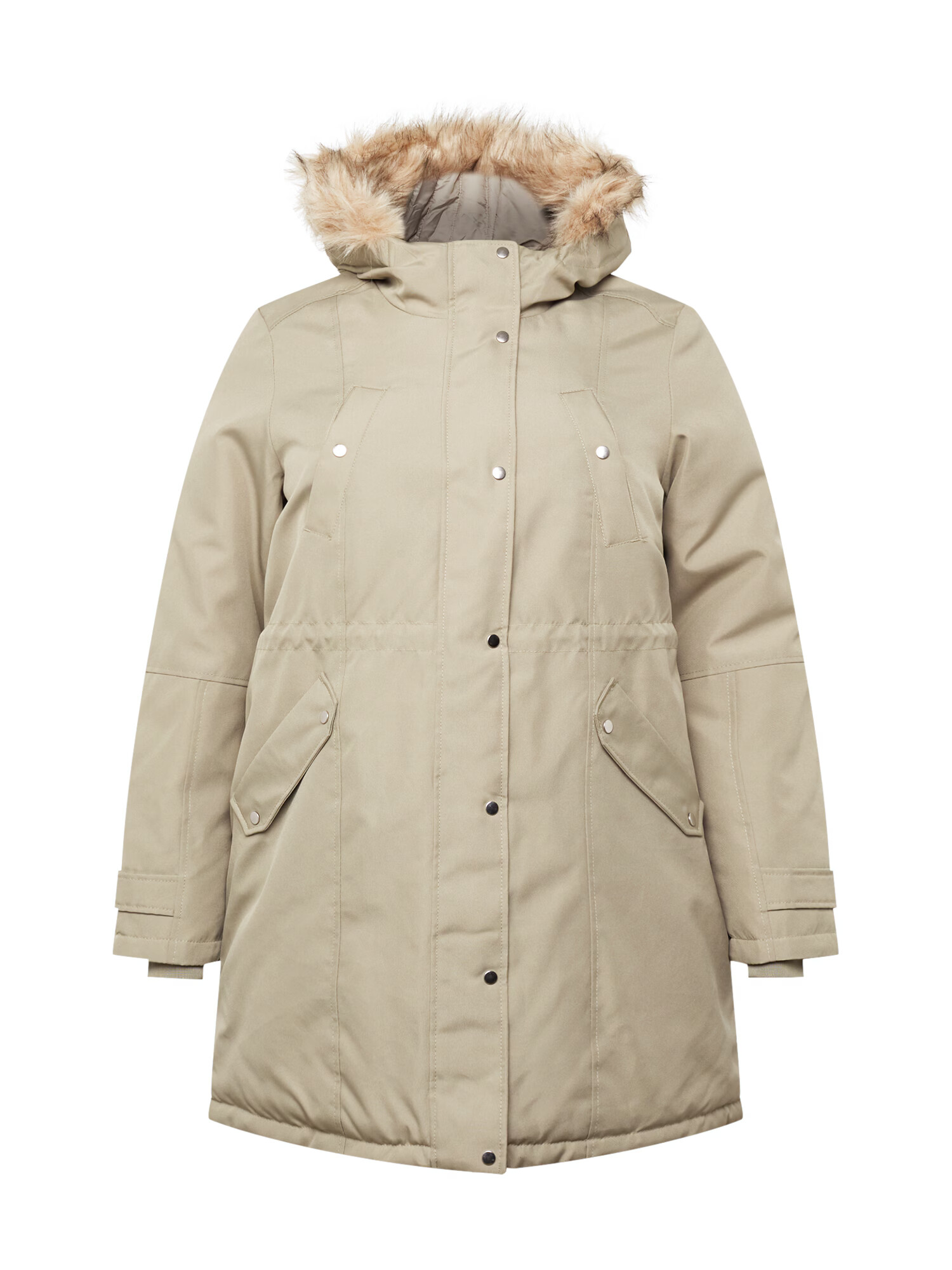 Vero Moda Curve Parka de iarnă 'TROK' verde deschis - Pled.ro