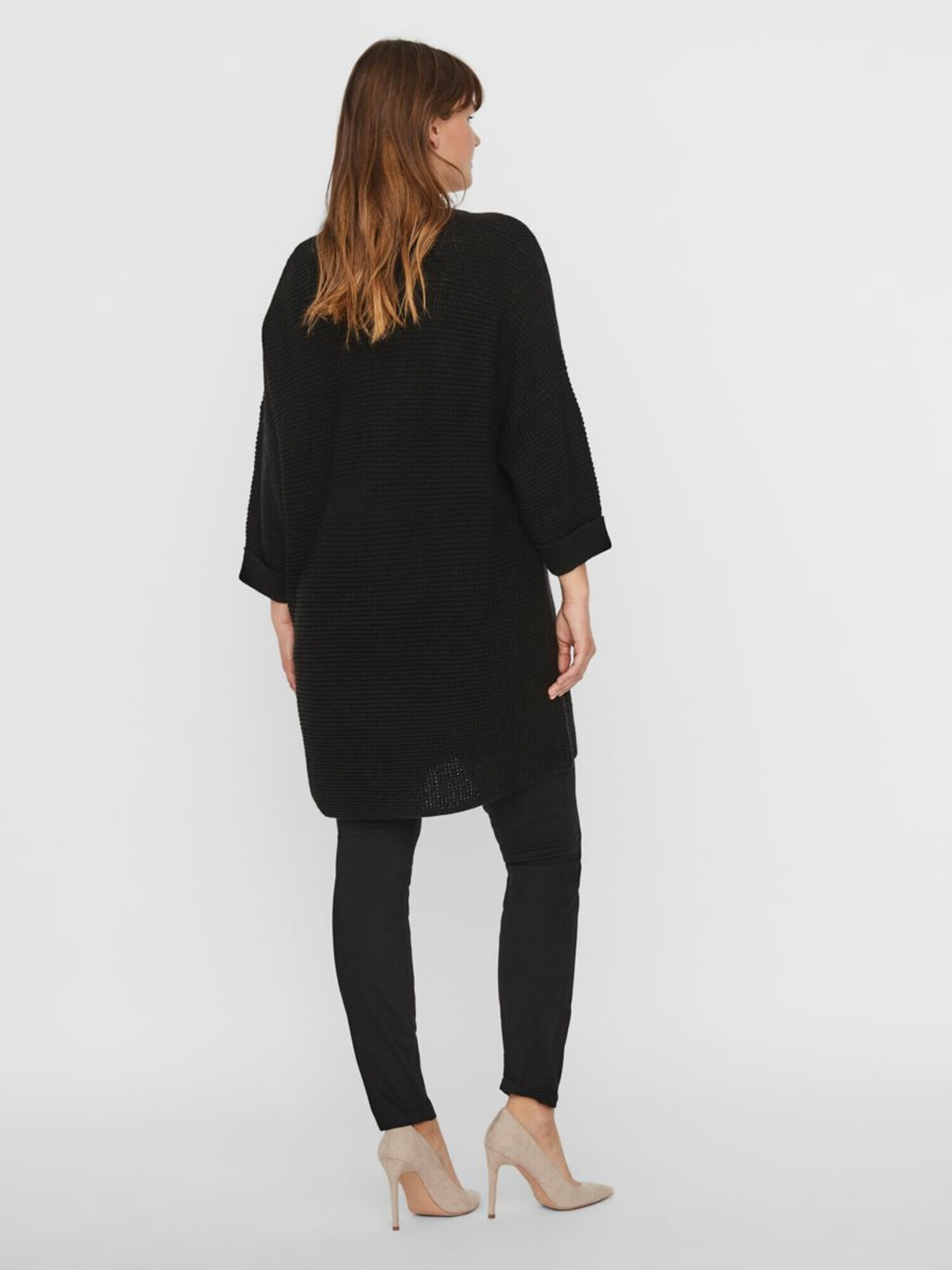 Vero Moda Curve Pulover 'Leanna' negru - Pled.ro