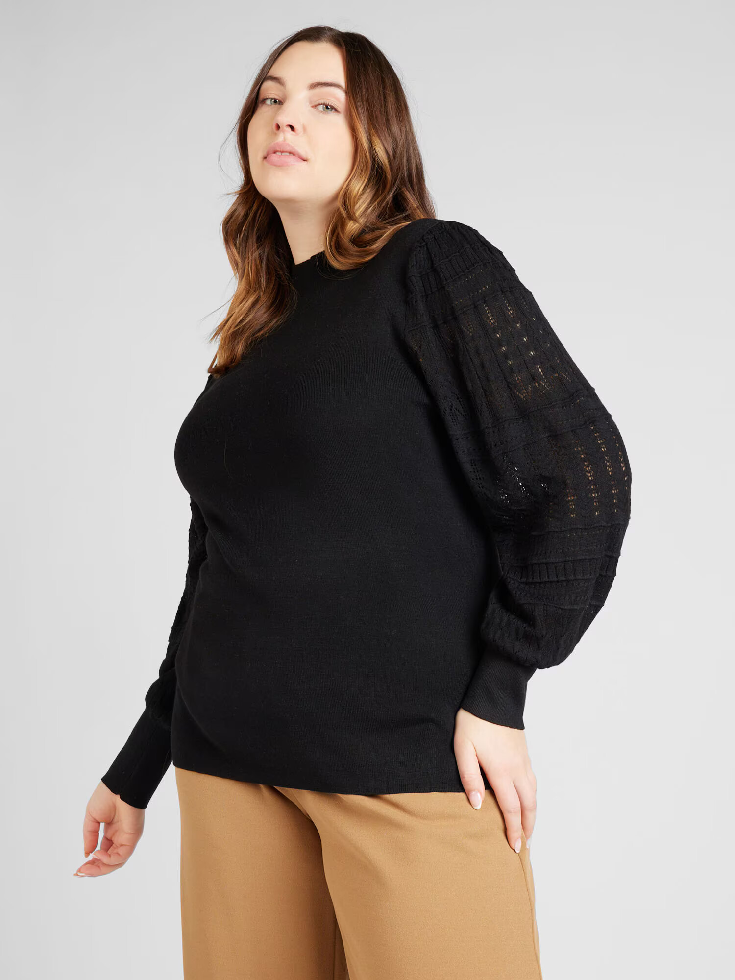 Vero Moda Curve Pulover negru - Pled.ro