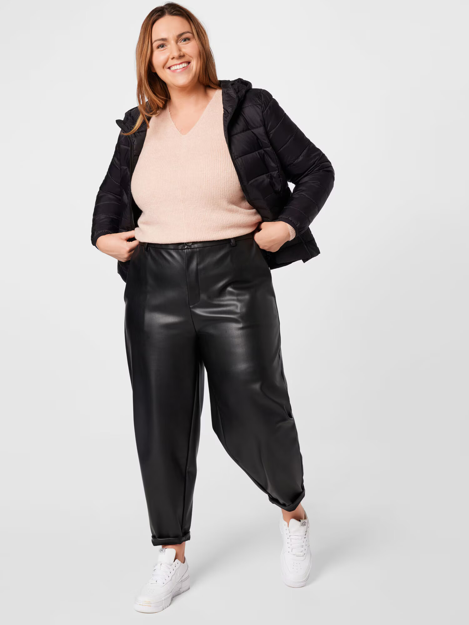 Vero Moda Curve Pulover roz - Pled.ro