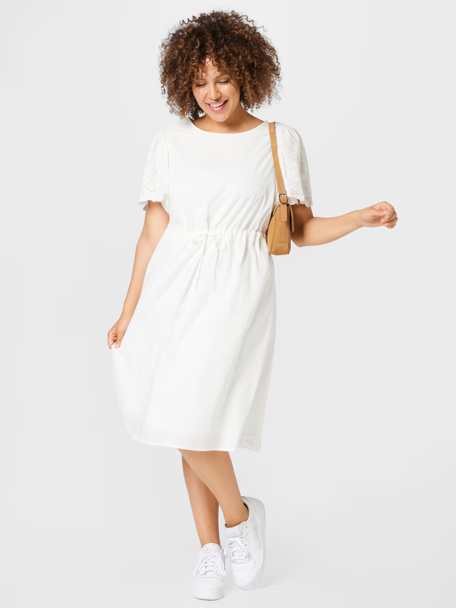 Vero Moda Curve Rochie alb - Pled.ro