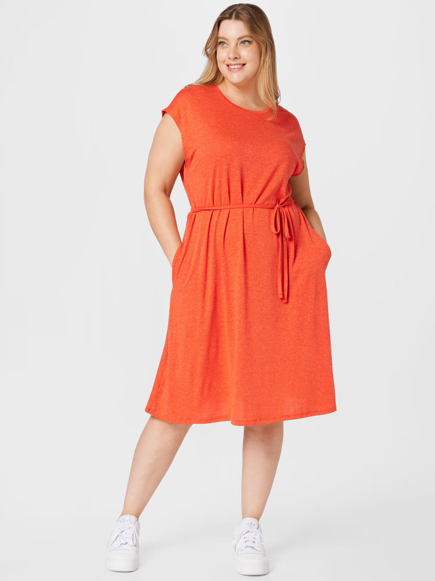 Vero Moda Curve Rochie 'JUNE' roșu orange - Pled.ro