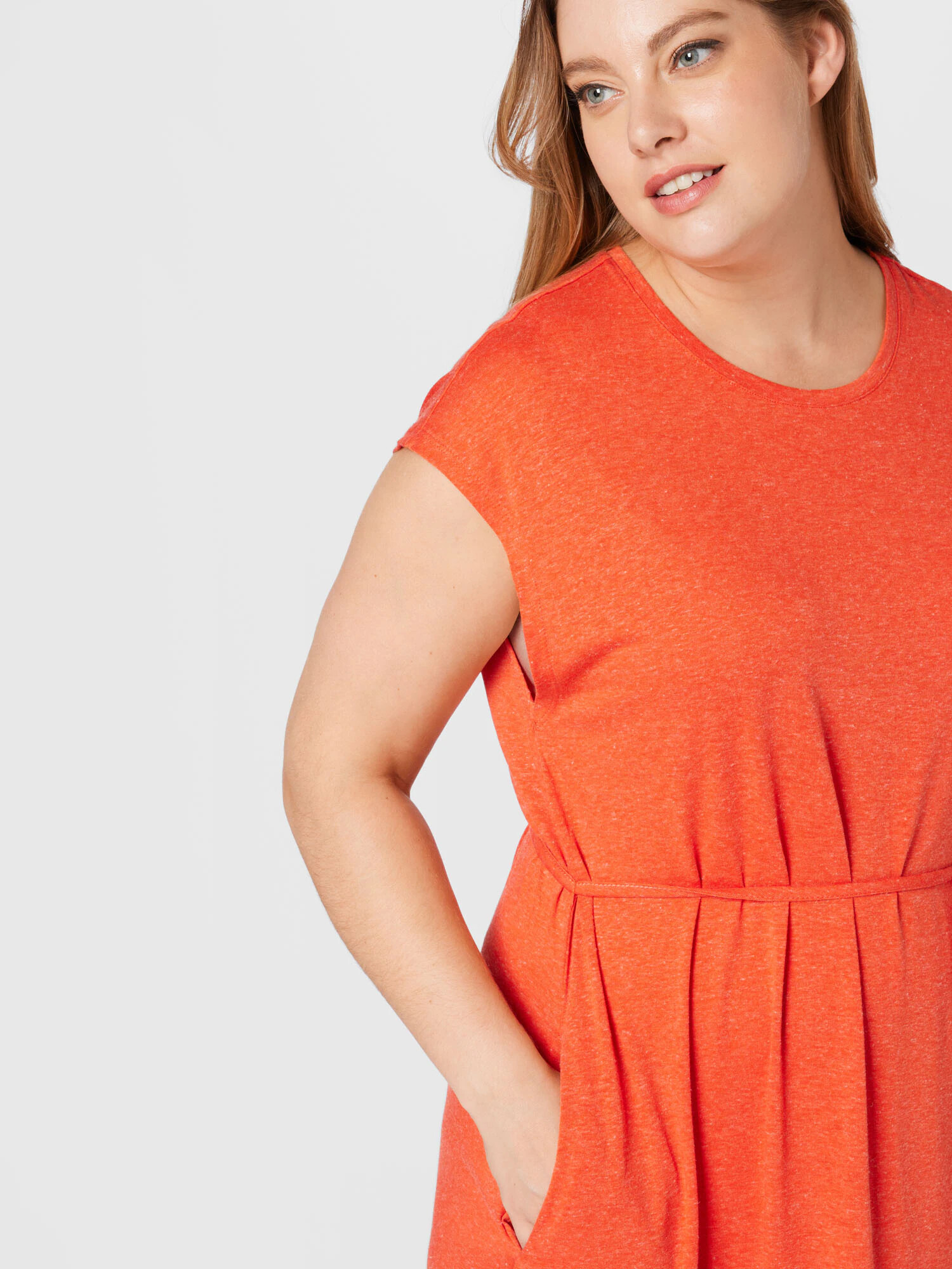 Vero Moda Curve Rochie 'JUNE' roșu orange - Pled.ro