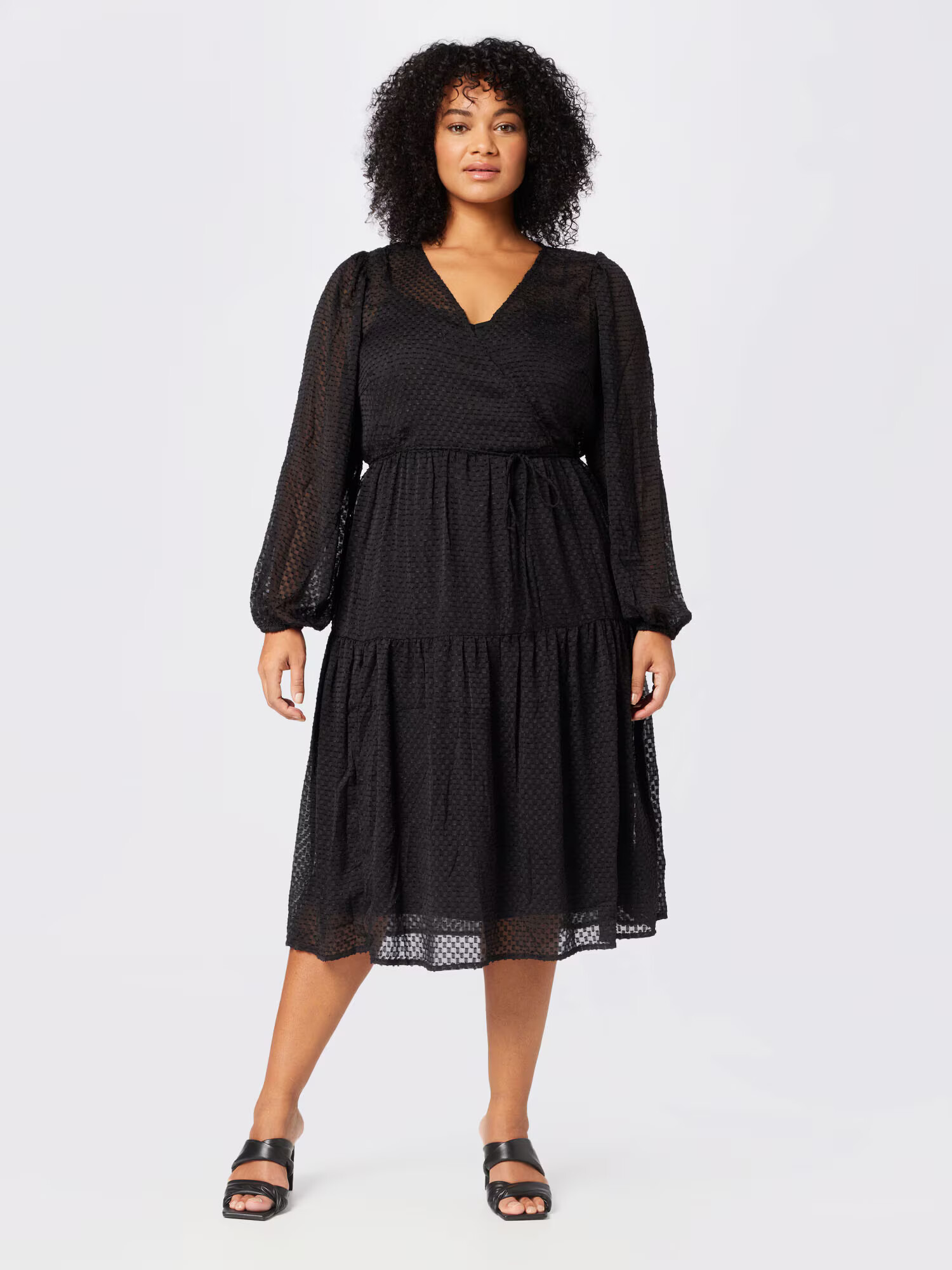 Vero Moda Curve Rochie 'KROSA' negru - Pled.ro