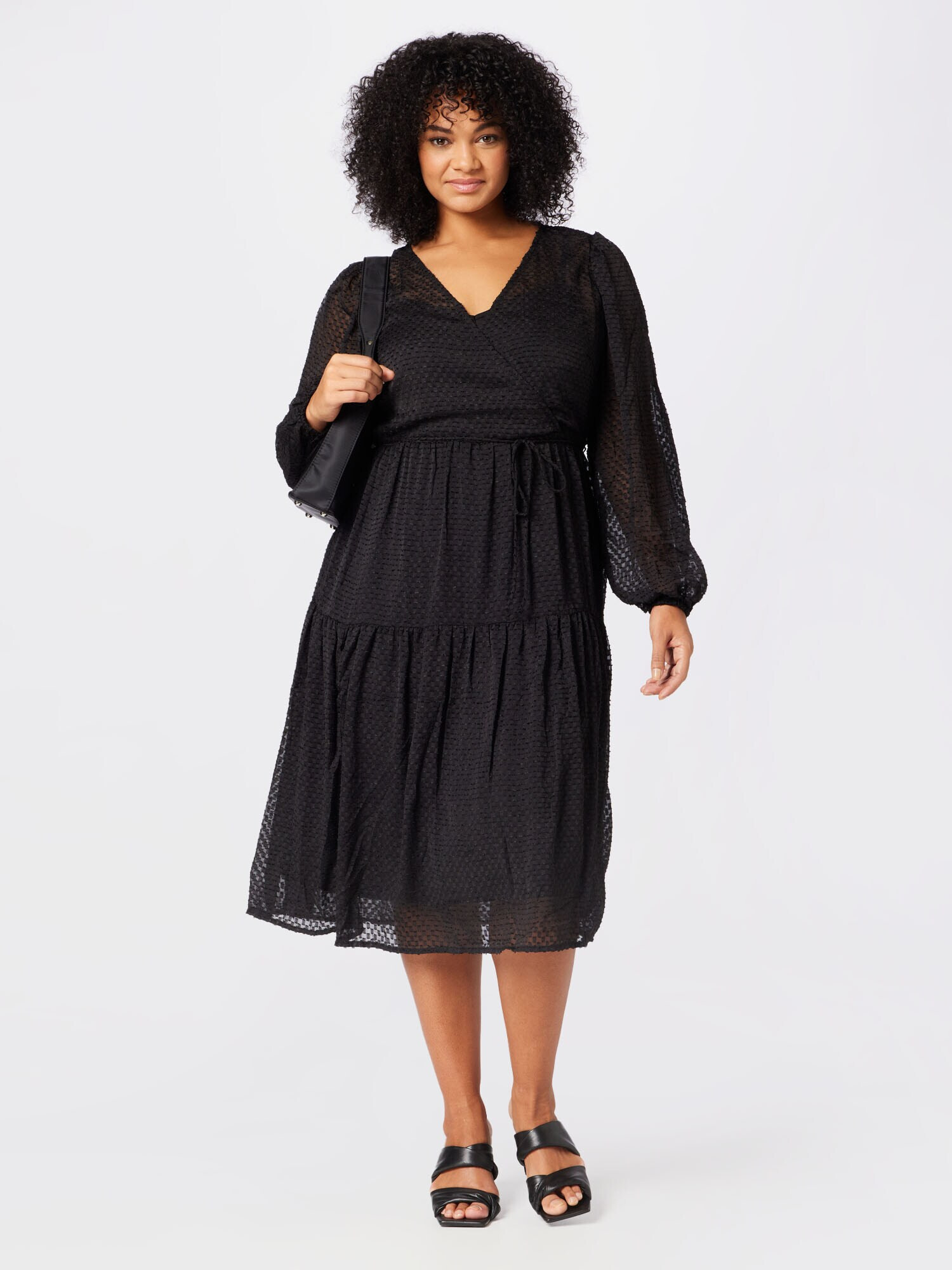 Vero Moda Curve Rochie 'KROSA' negru - Pled.ro