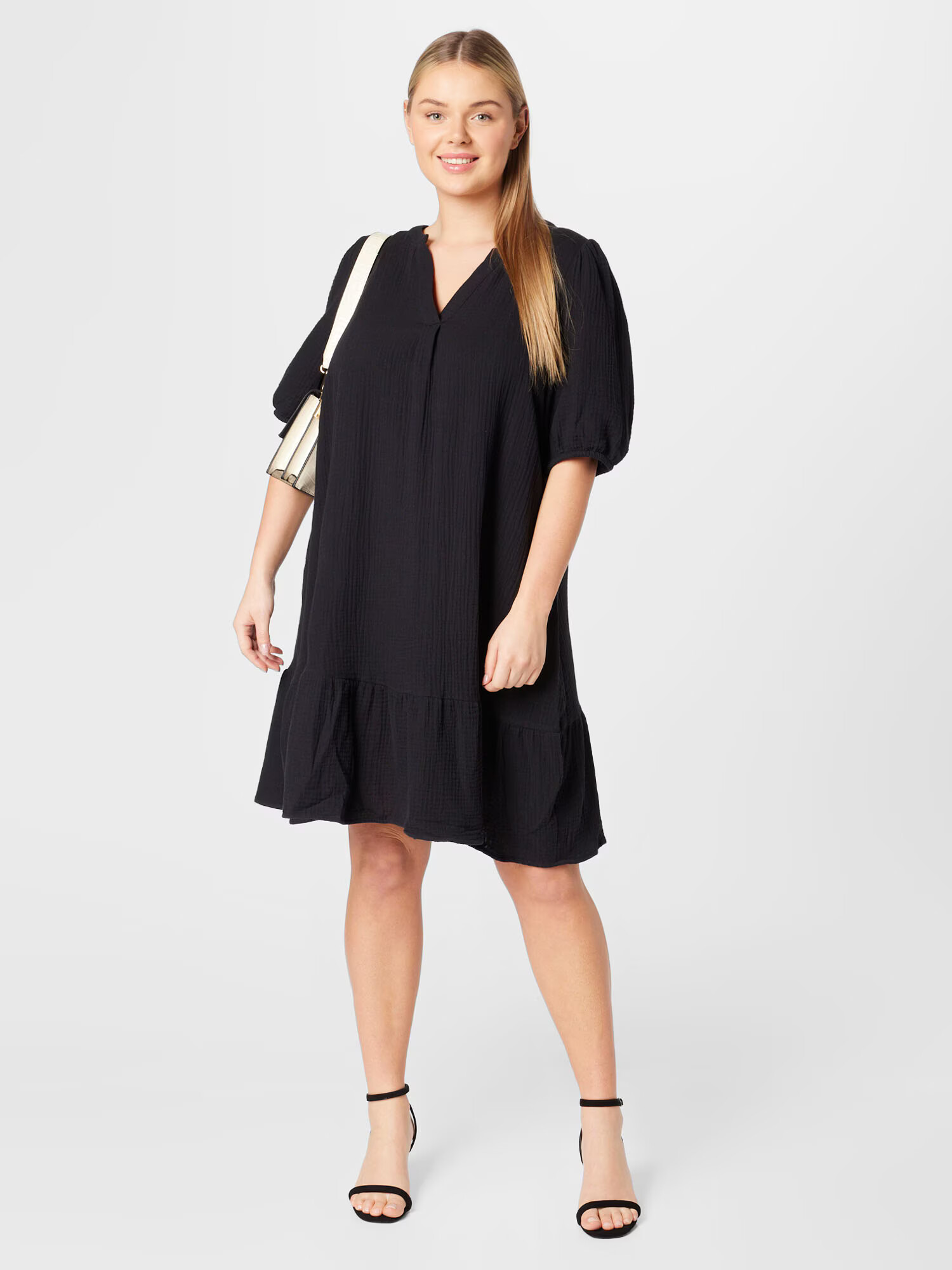 Vero Moda Curve Rochie 'NATALI' negru - Pled.ro