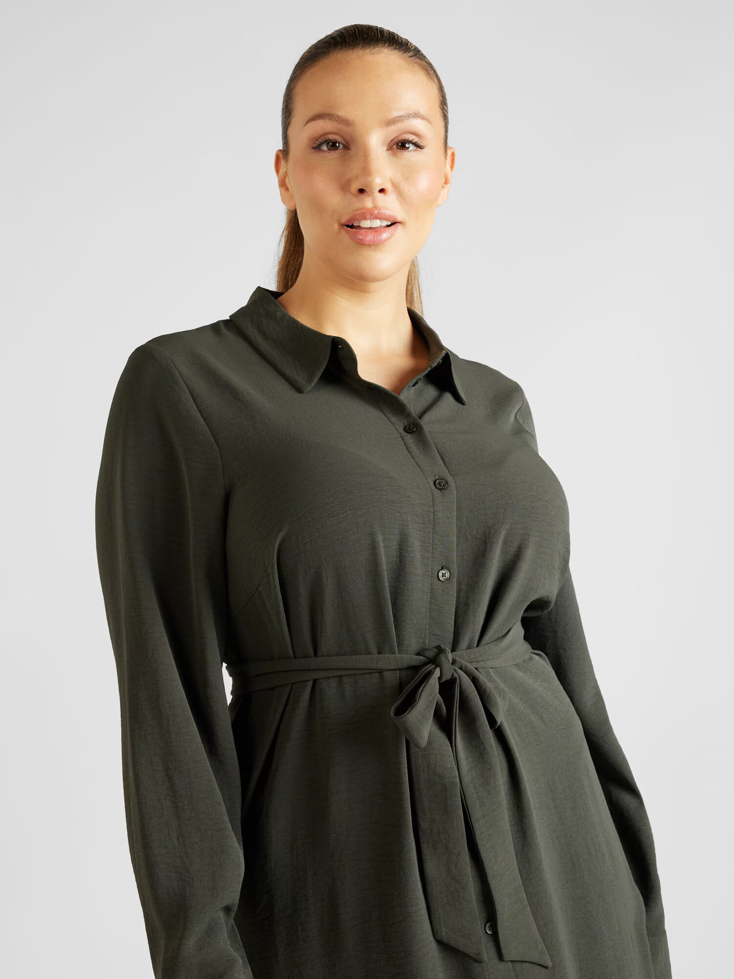 Vero Moda Curve Rochie tip bluză 'ALVA' verde închis - Pled.ro