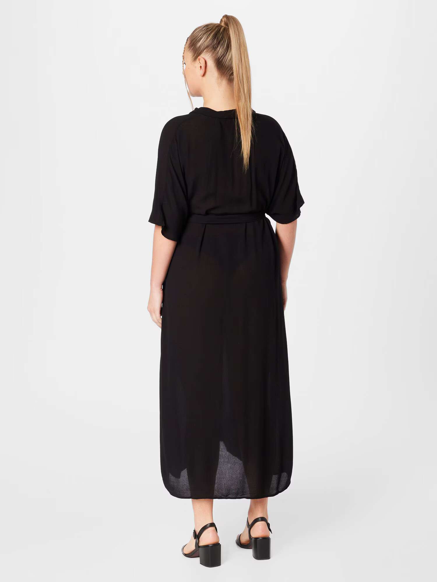 Vero Moda Curve Rochie tip bluză 'Menny' negru - Pled.ro