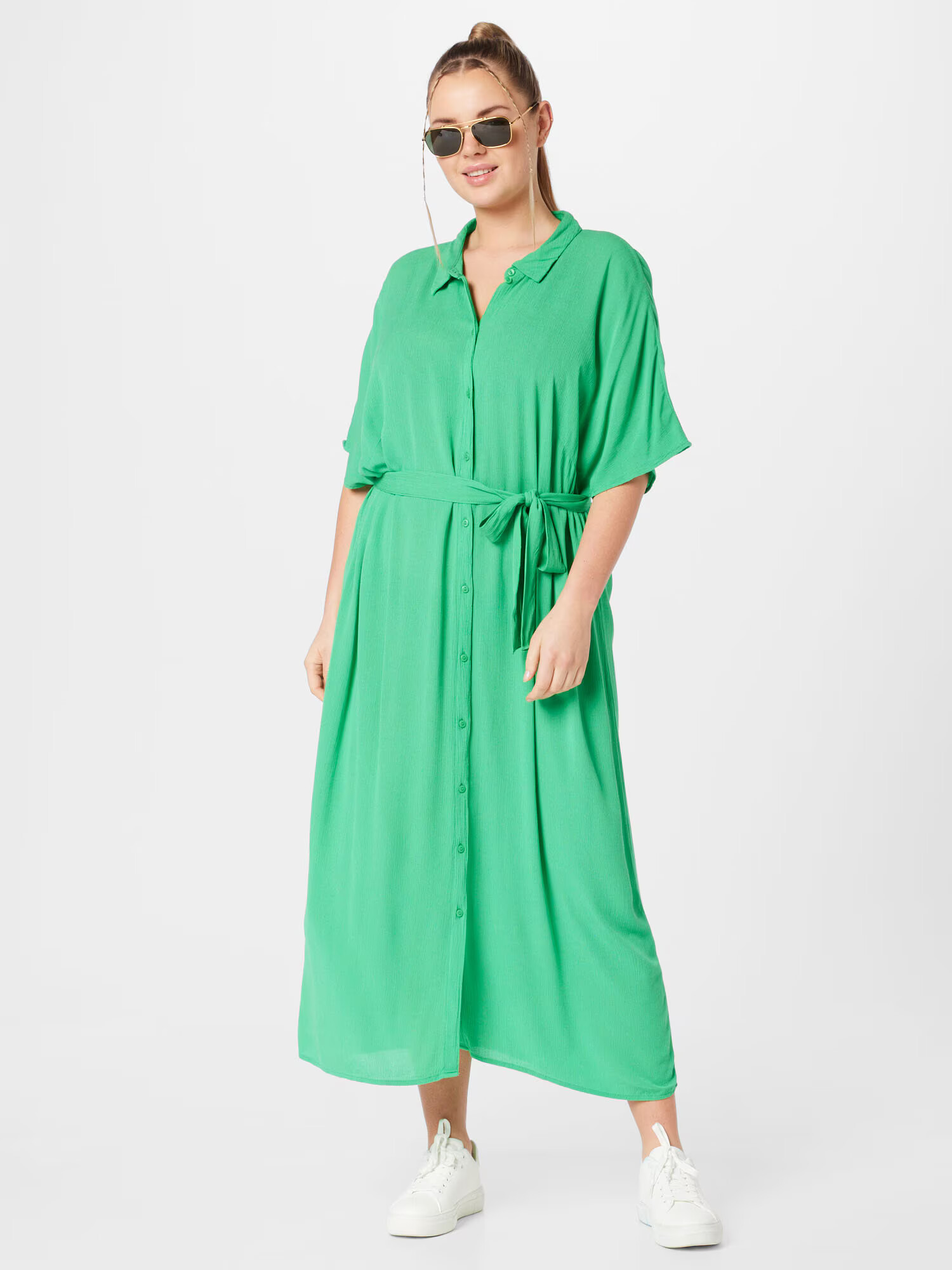 Vero Moda Curve Rochie tip bluză 'MENNY' verde - Pled.ro