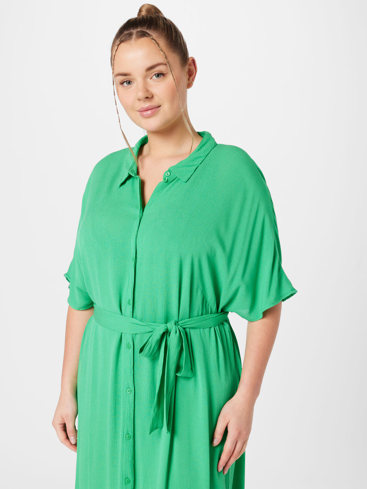 Vero Moda Curve Rochie tip bluză 'MENNY' verde - Pled.ro