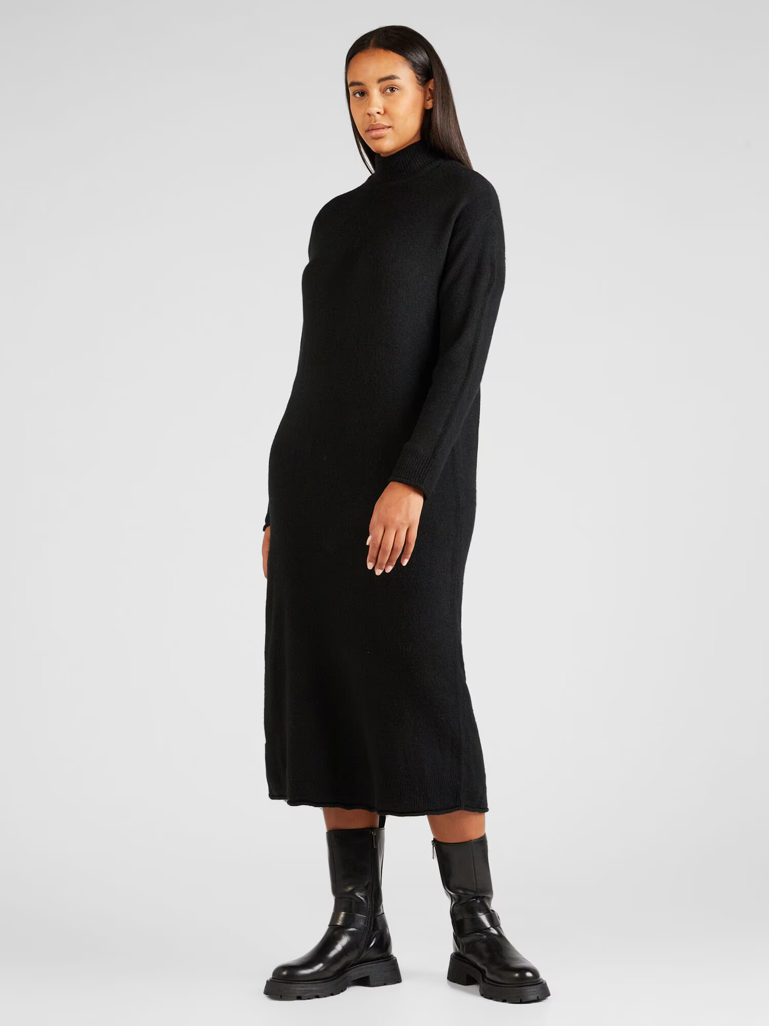 Vero Moda Curve Rochie tricotat 'Kaden' negru - Pled.ro