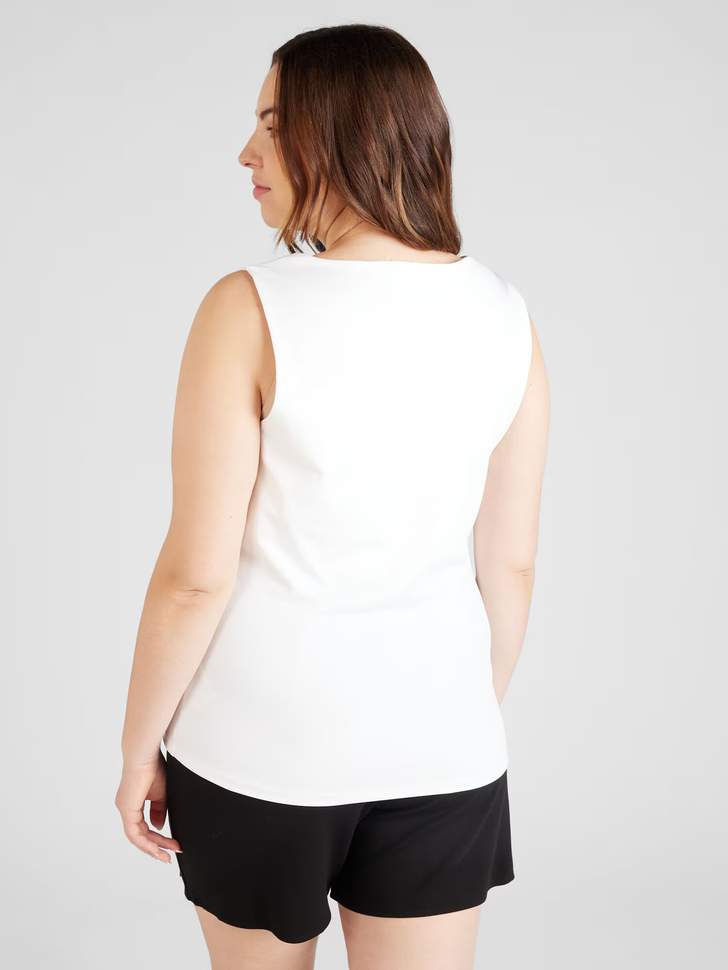 Vero Moda Curve Top 'MILLION' alb - Pled.ro