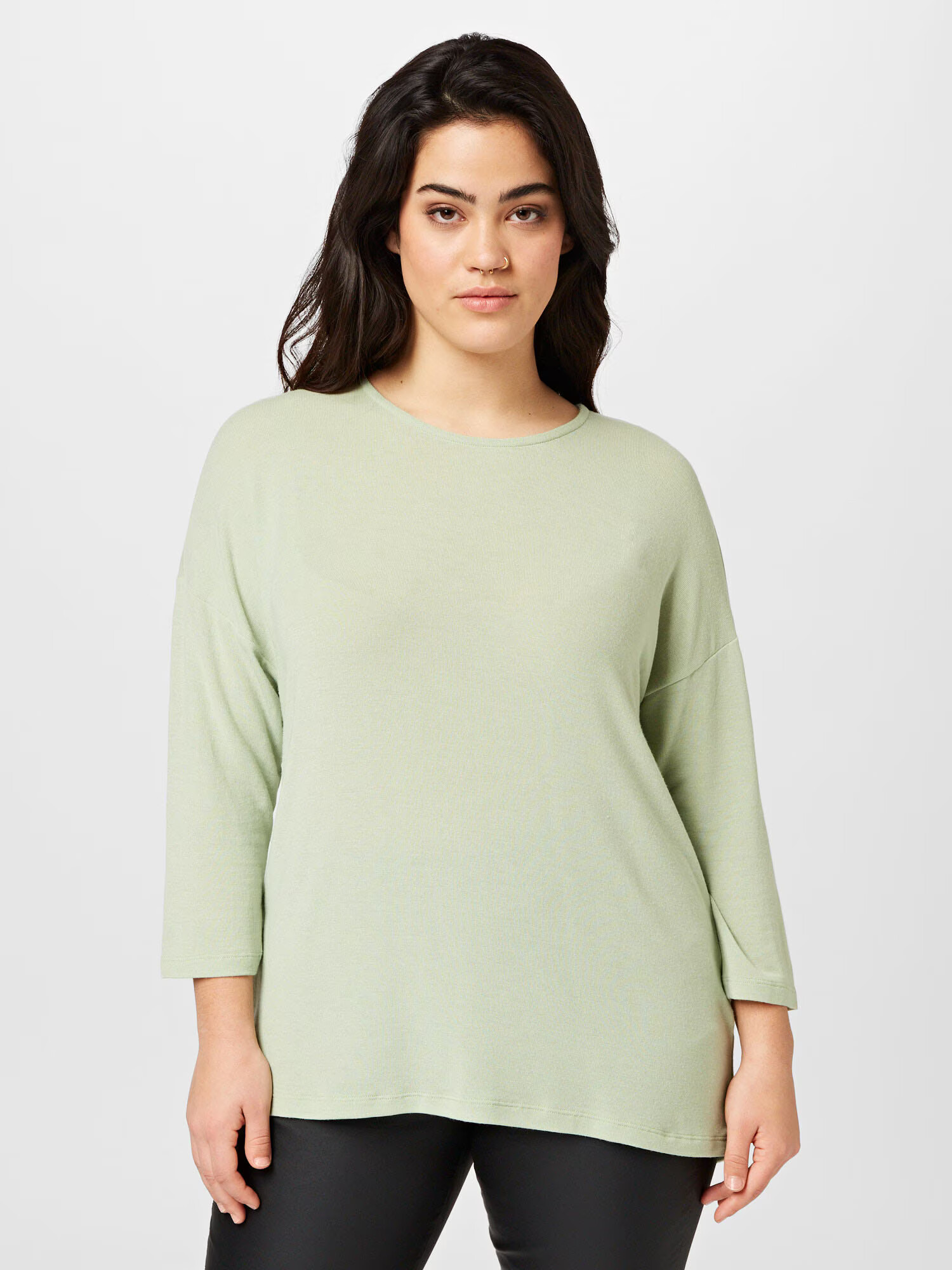 Vero Moda Curve Tricou 'Alma' verde pastel - Pled.ro