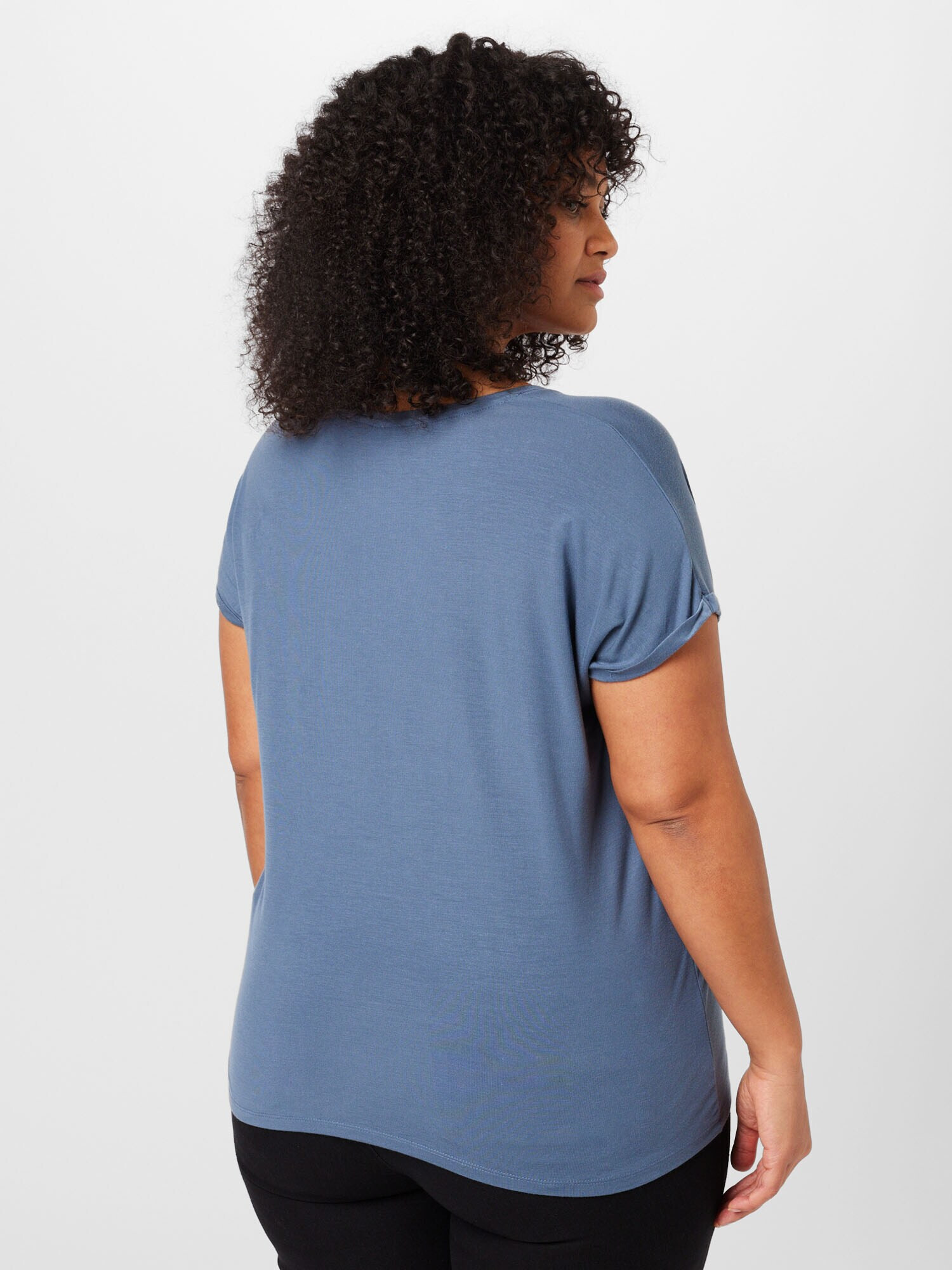 Vero Moda Curve Tricou 'Aya' albastru porumbel - Pled.ro