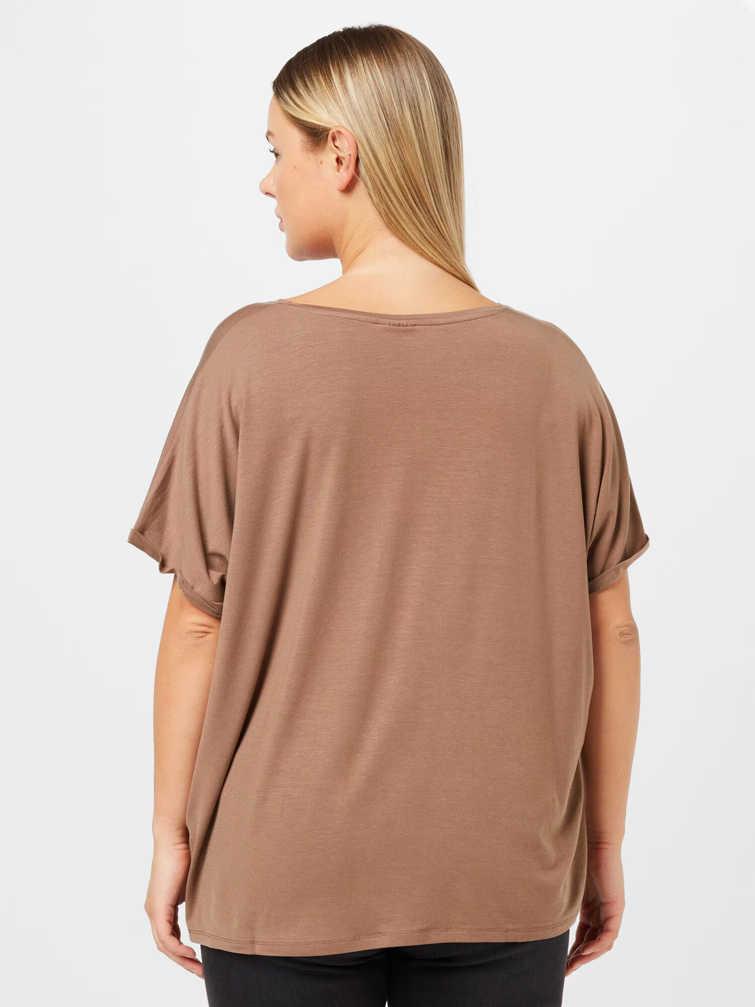 Vero Moda Curve Tricou 'AYA' maro deschis - Pled.ro