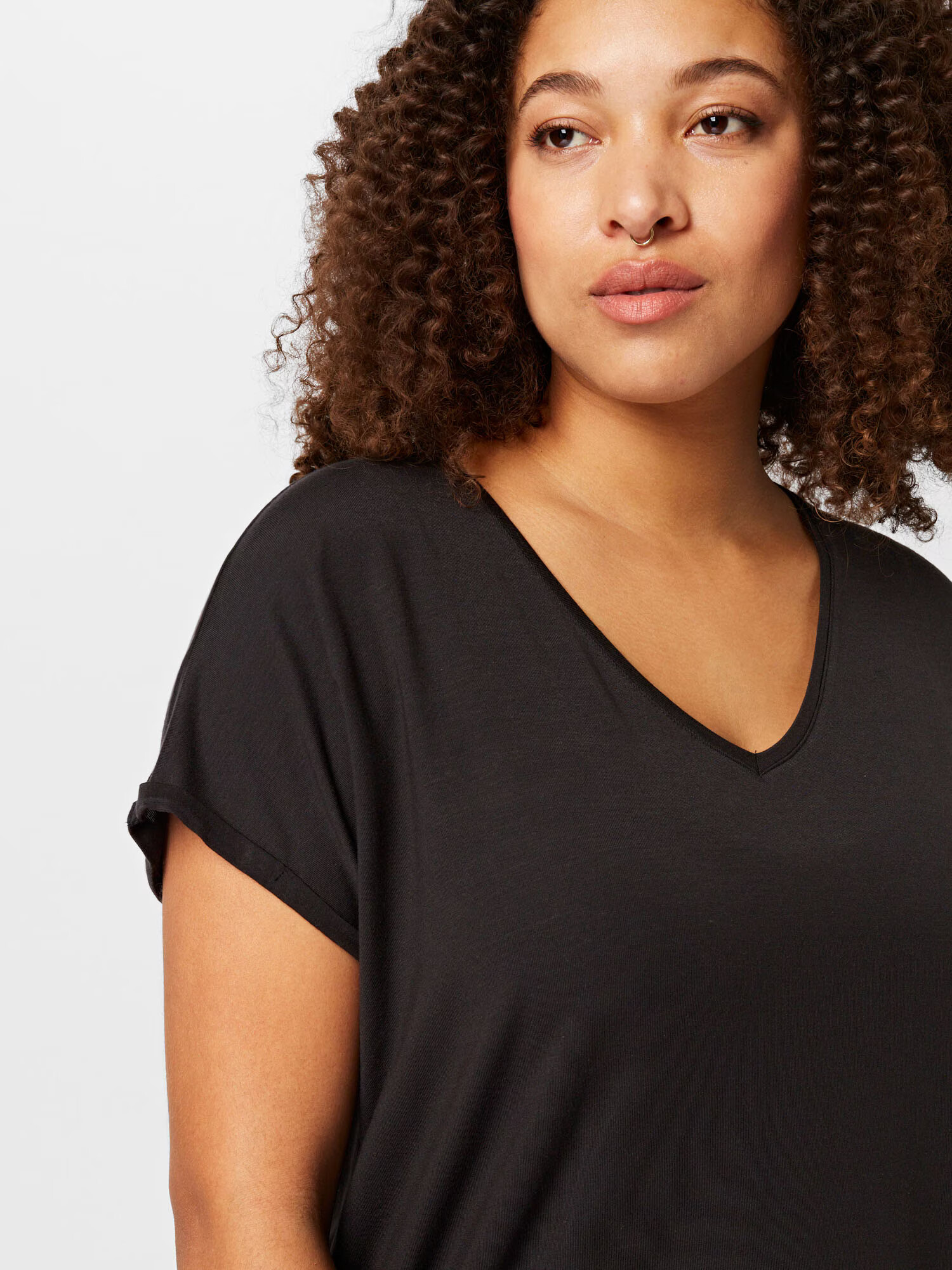 Vero Moda Curve Tricou 'Aya' negru - Pled.ro