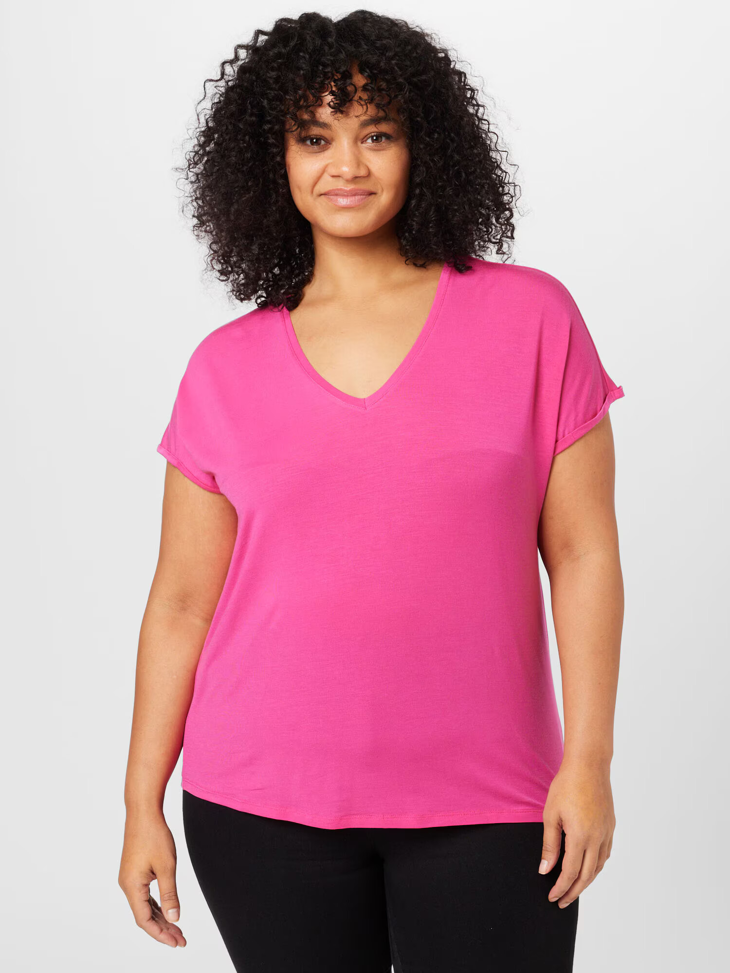 Vero Moda Curve Tricou 'AYA' roz deschis - Pled.ro